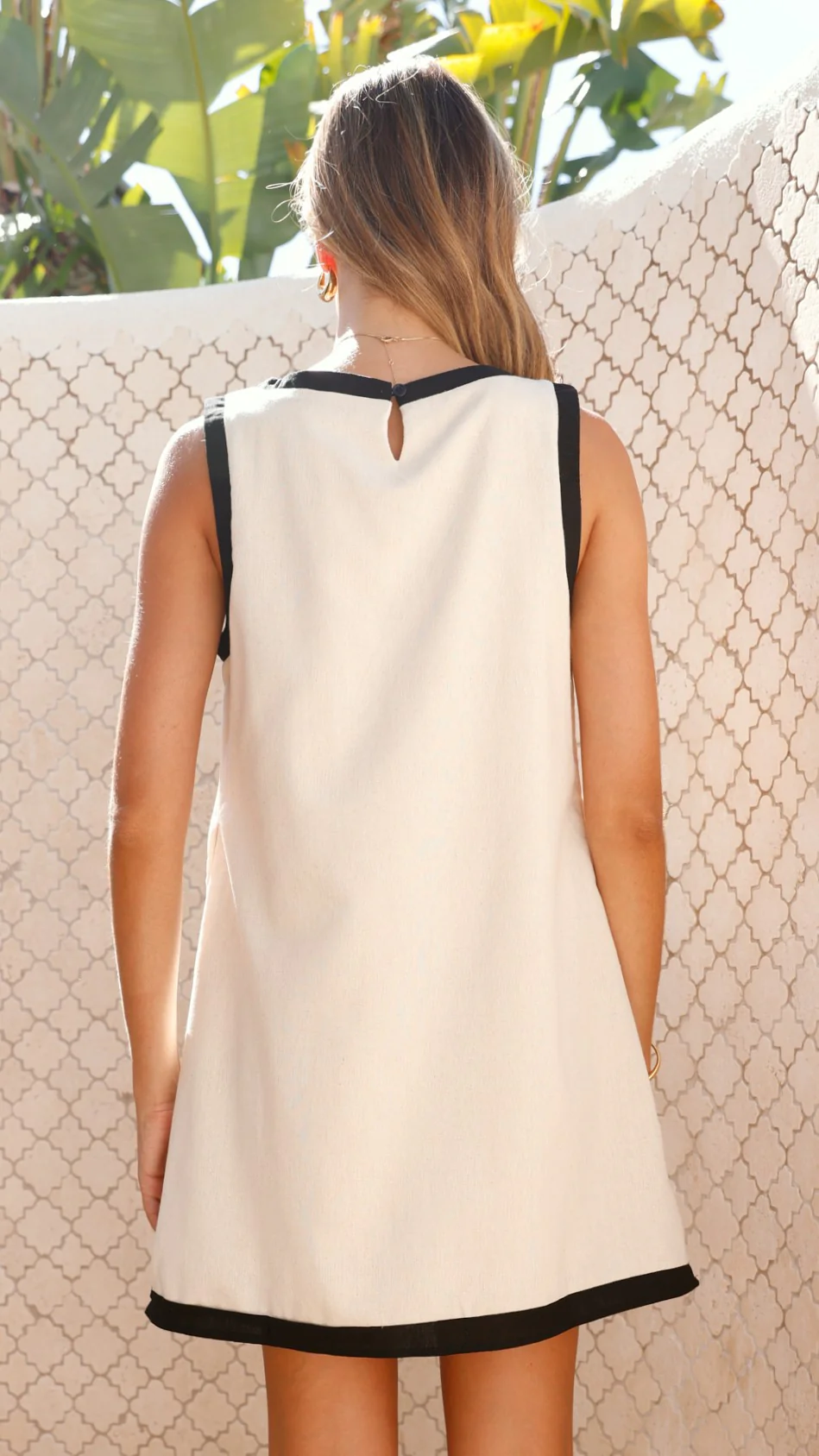 Amara Mini Dress - Oatmeal