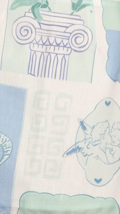 Colton Top - Blue/White