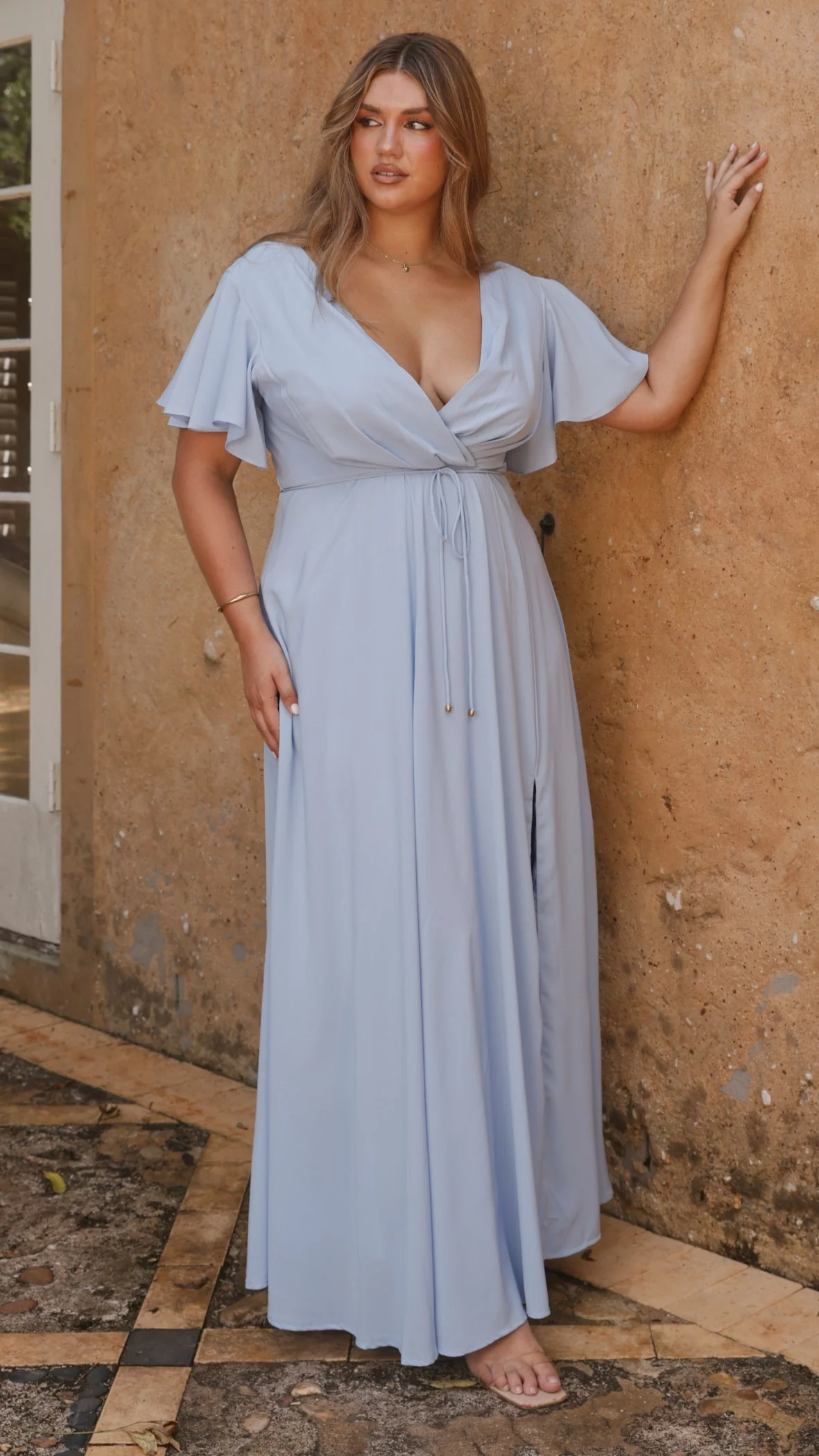 Charlize Maxi Dress - Blue