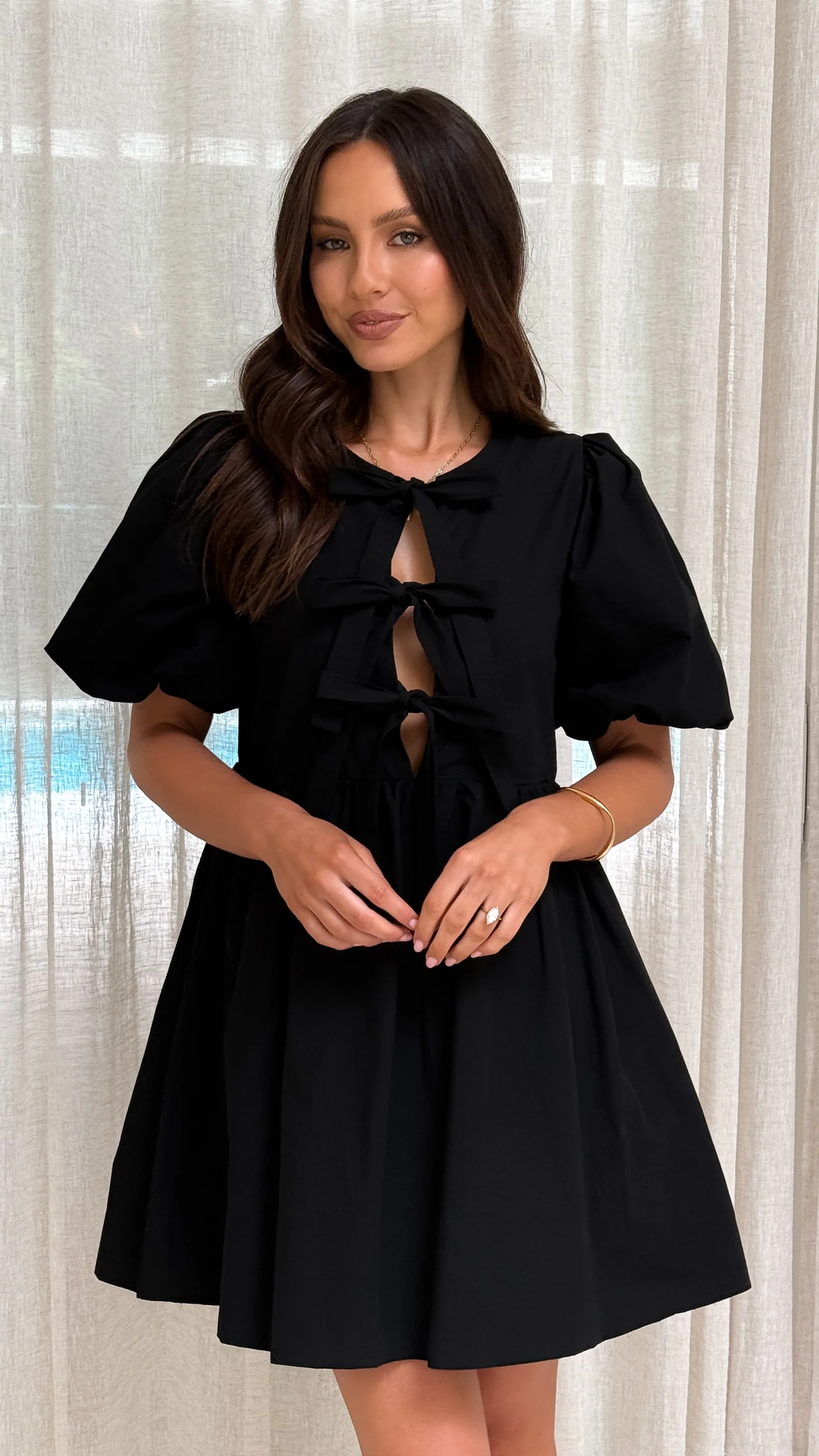 Arana Mini Dress - Black