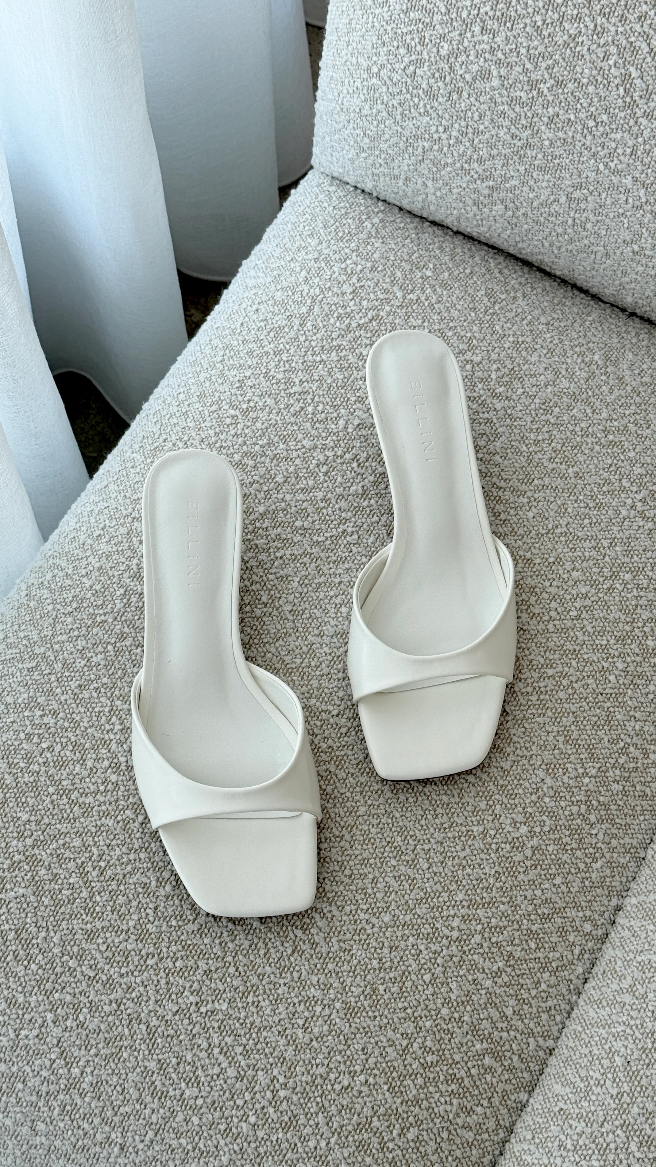 Blossom Heels - White Shine