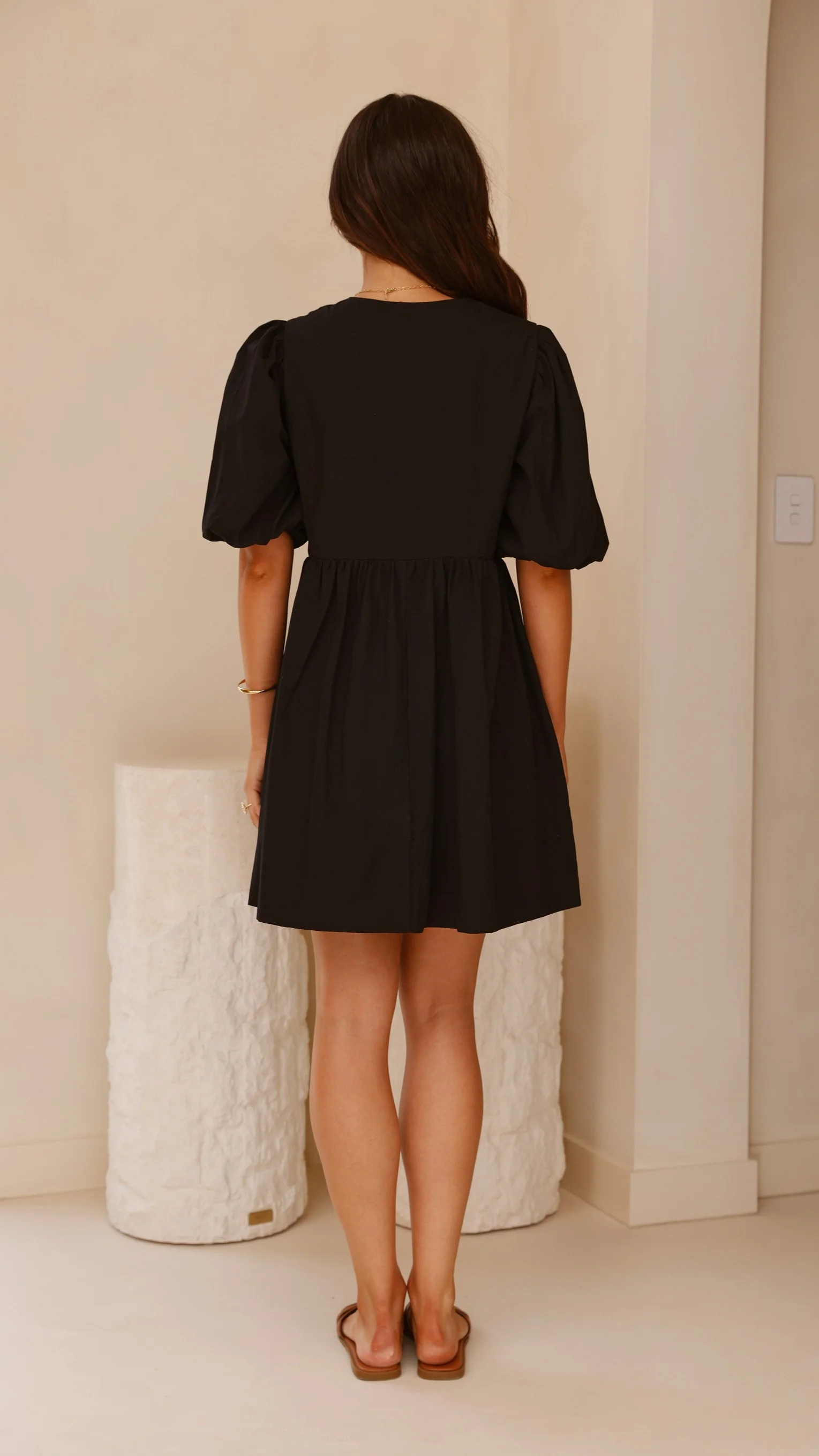 Arana Mini Dress - Black