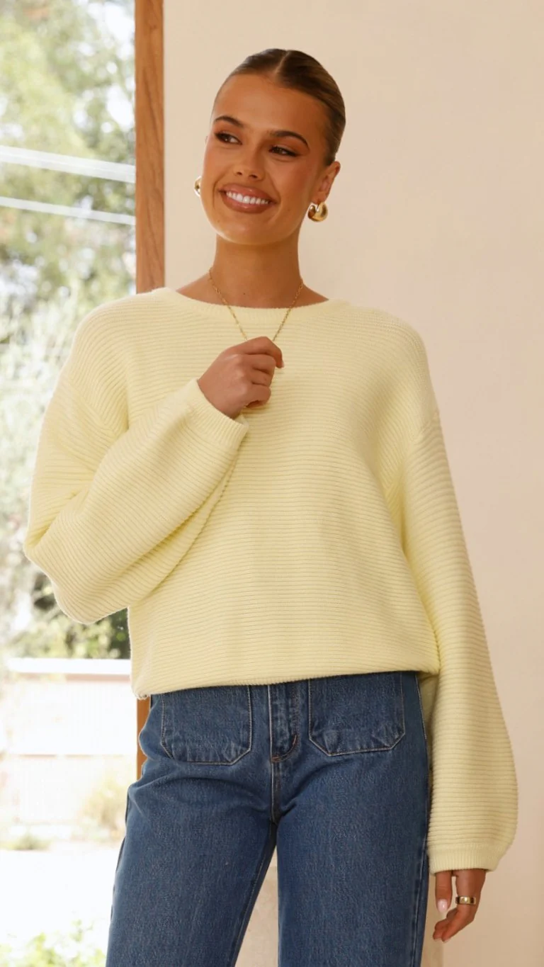 Carmel Knit - Yellow