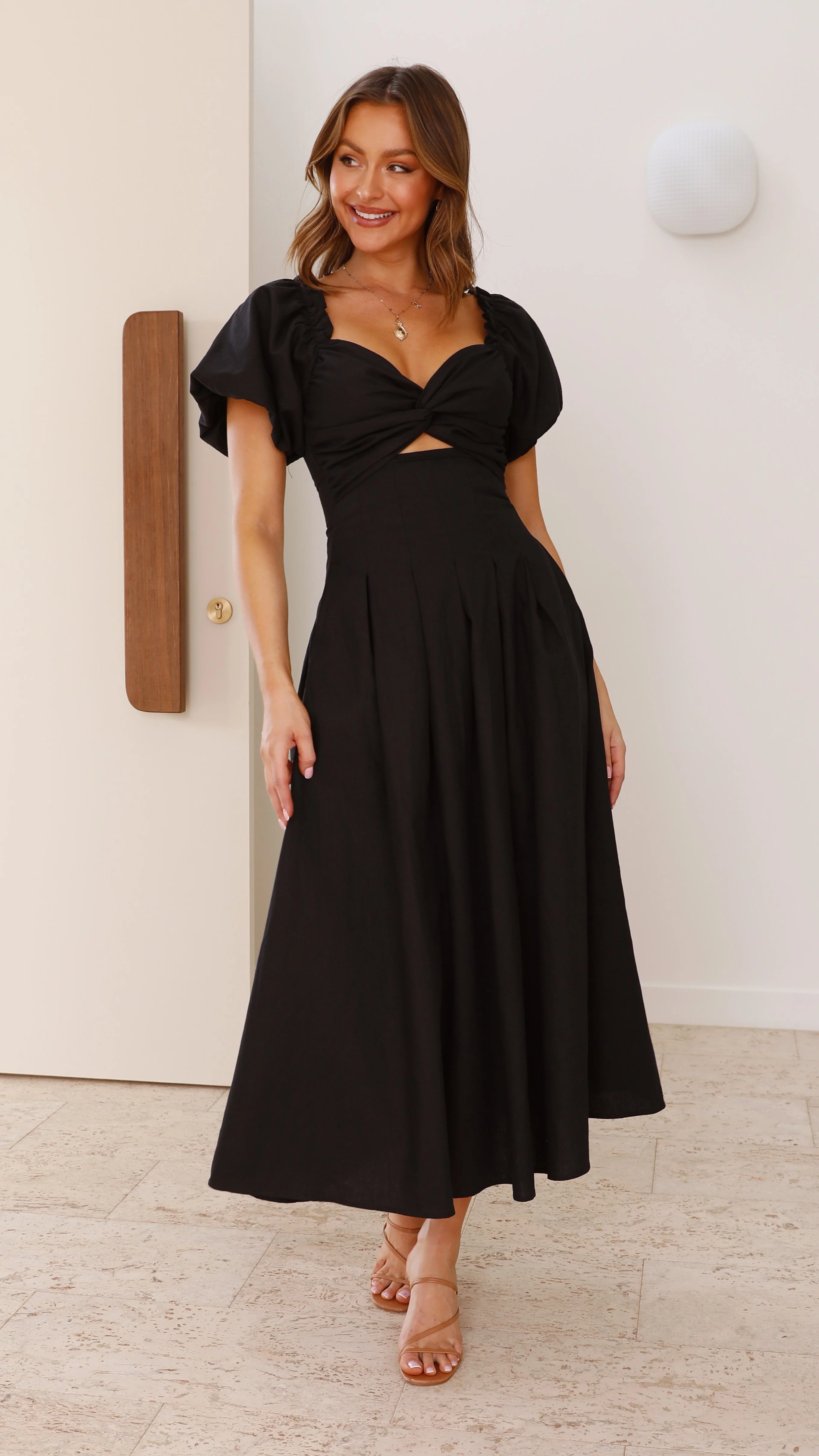 Christina Maxi Dress - Black