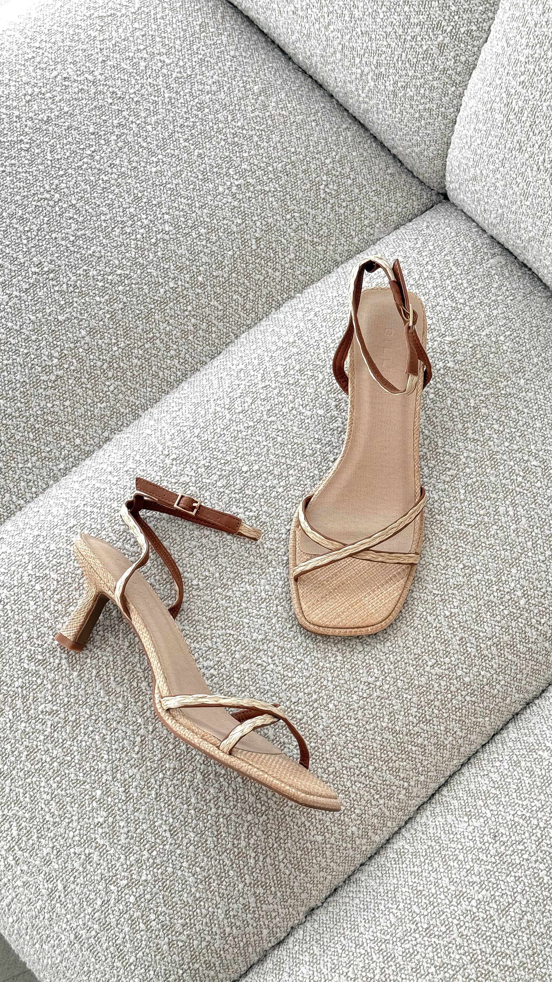 Harissa Heel - Natural Raffia