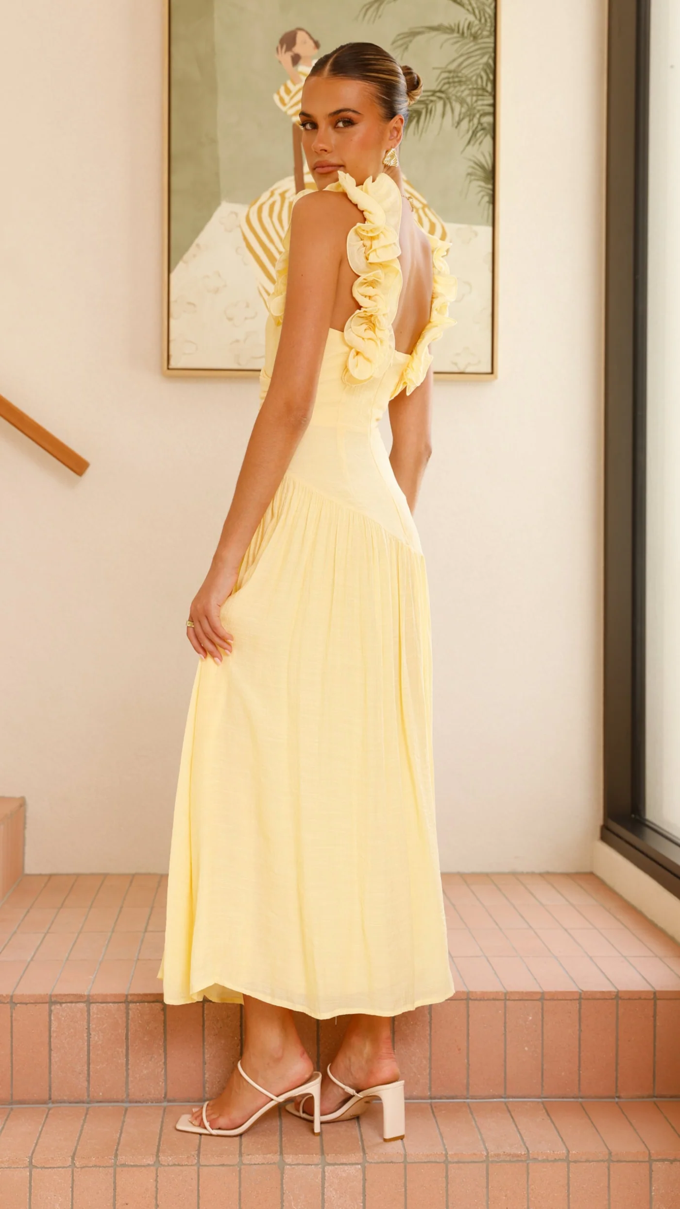 Alma Maxi Dress - Yellow