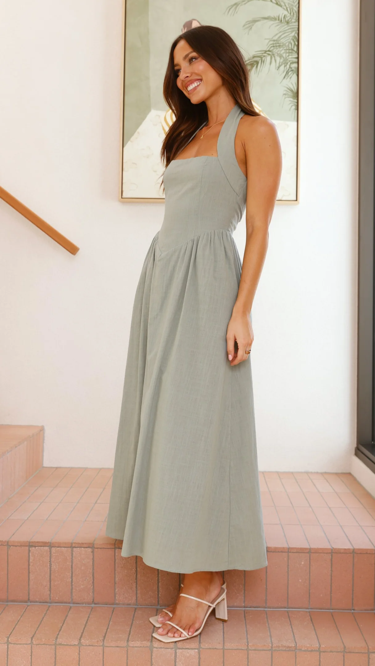 Caden Maxi Dress - Sage