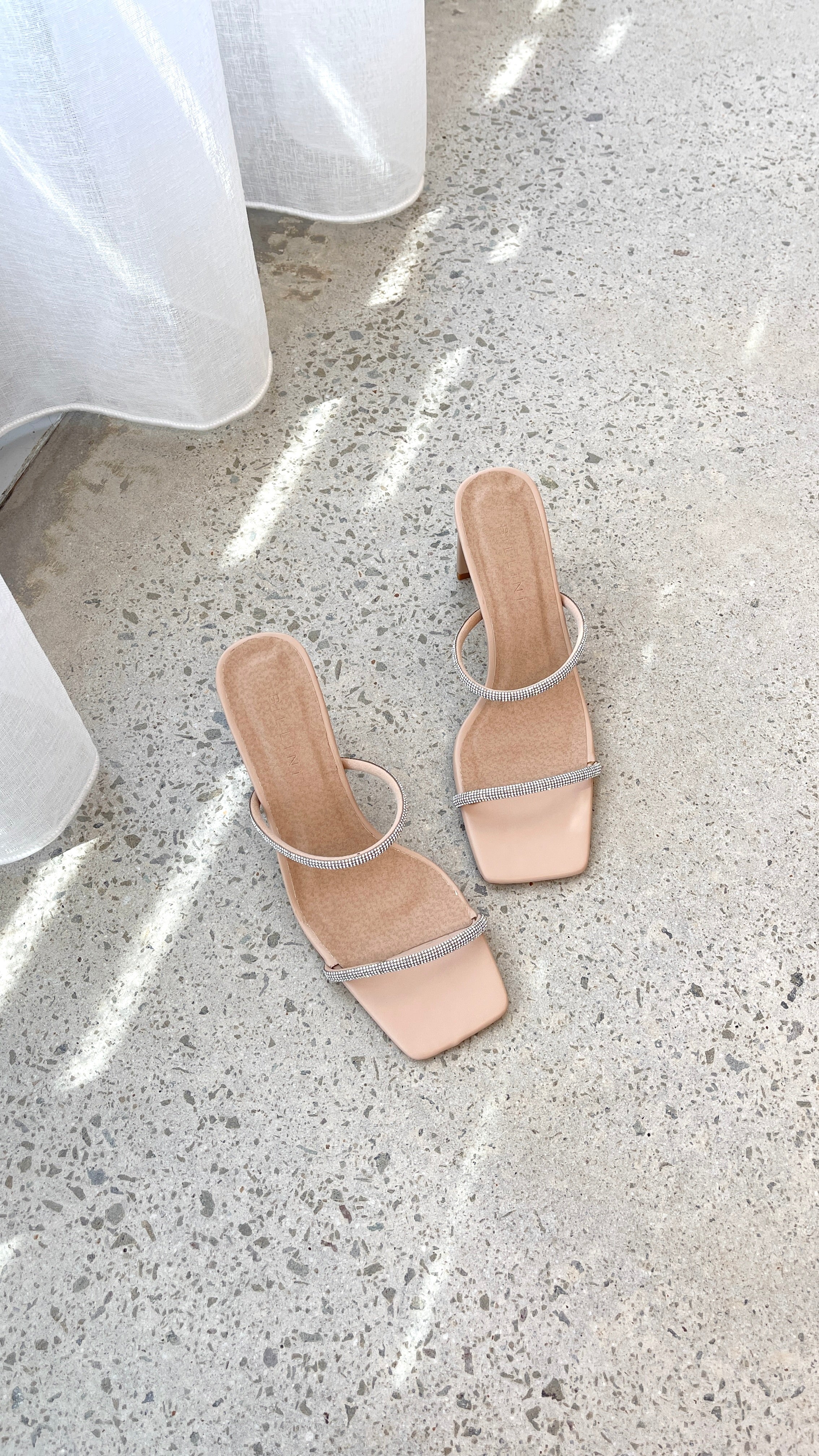 Kallie Heel - Nude Diamante