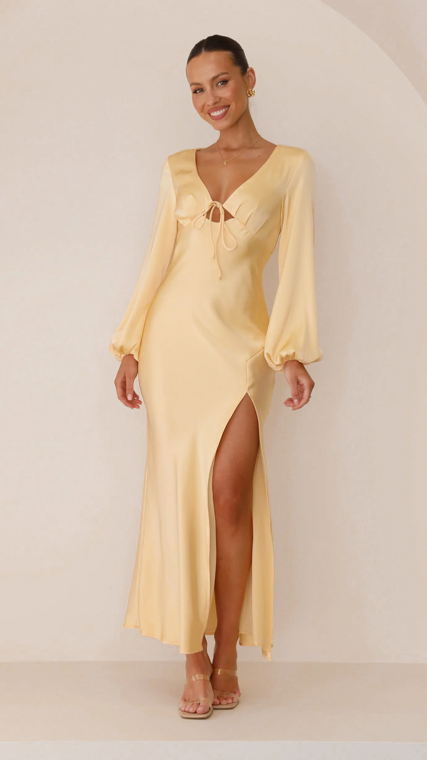 Brigitte Maxi Dress - Yellow