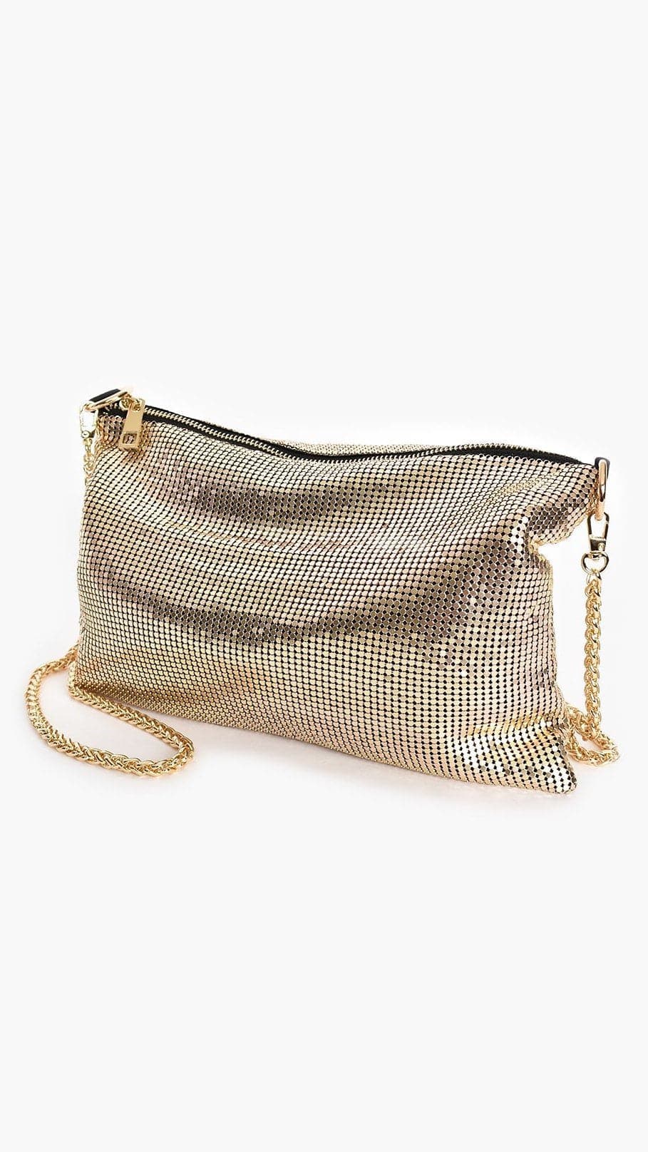 Chain Mesh Bag - Gold