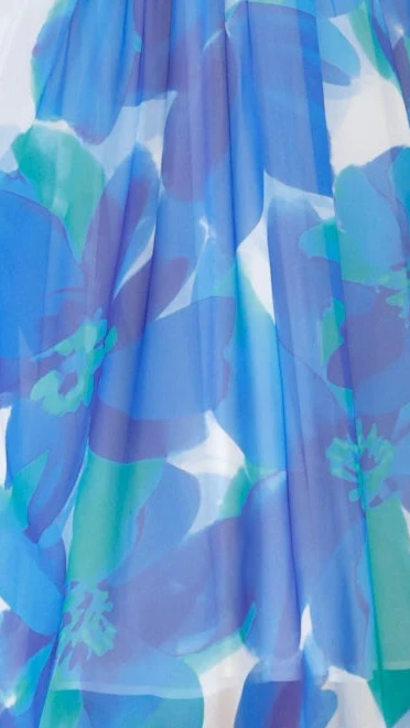 Ilah Maxi Dress - Blue/Green