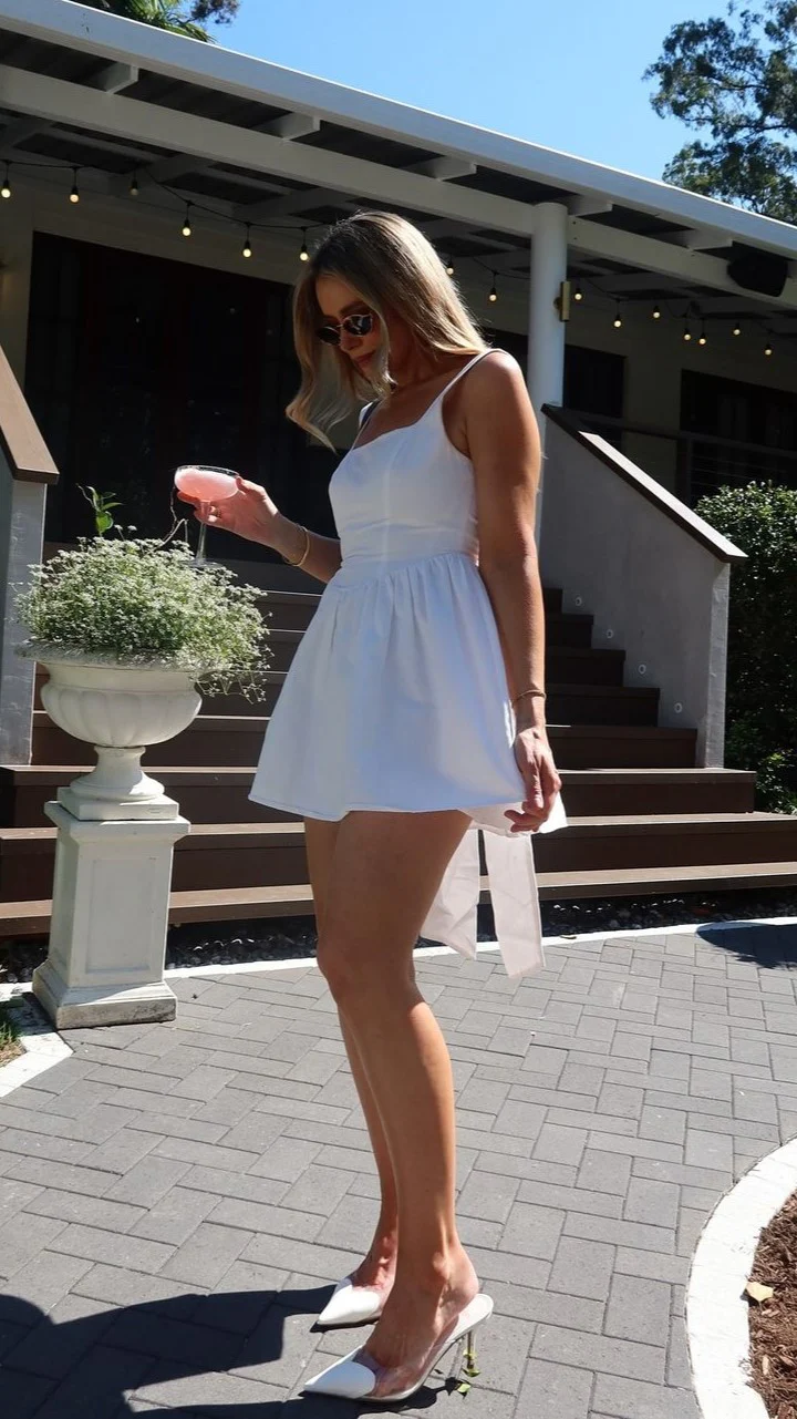 Sadzi Mini Dress - White