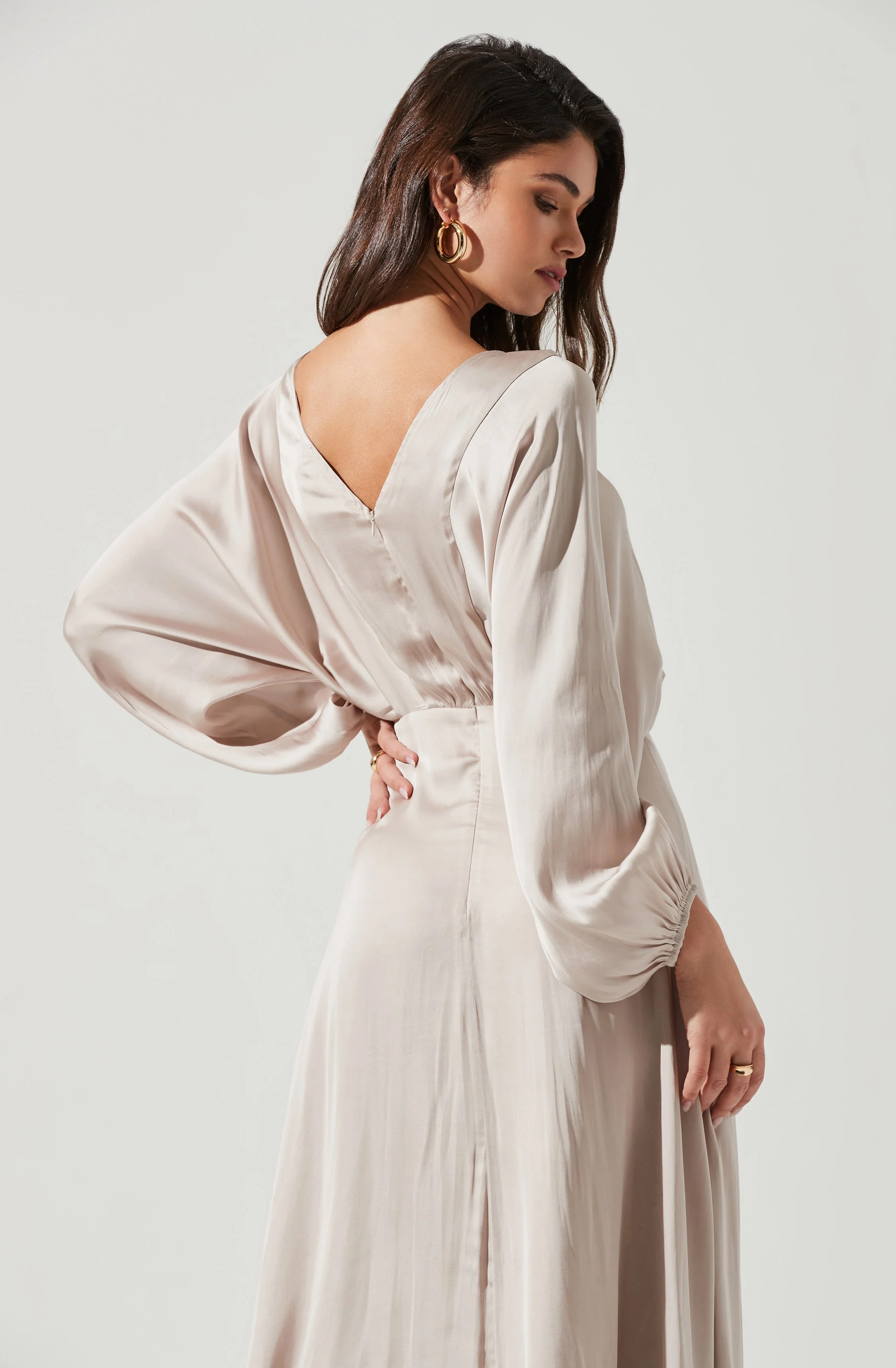 Marin Dolman Sleeve Midi Dress