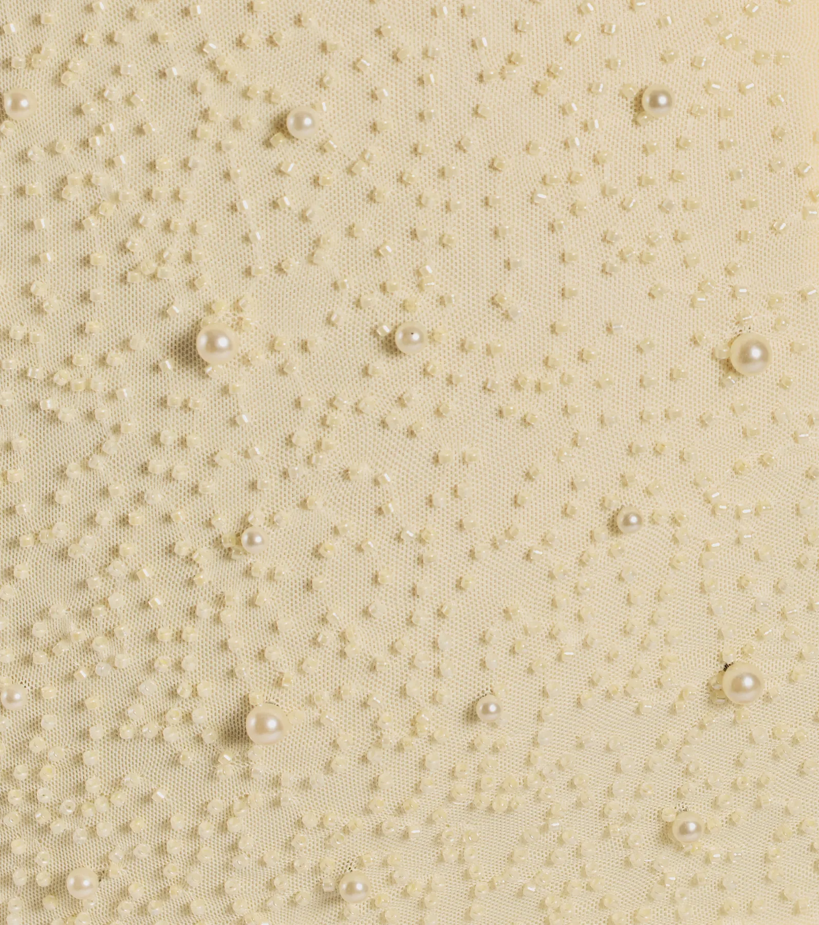 Guinevere Beaded Cowl Halter Mini Dress