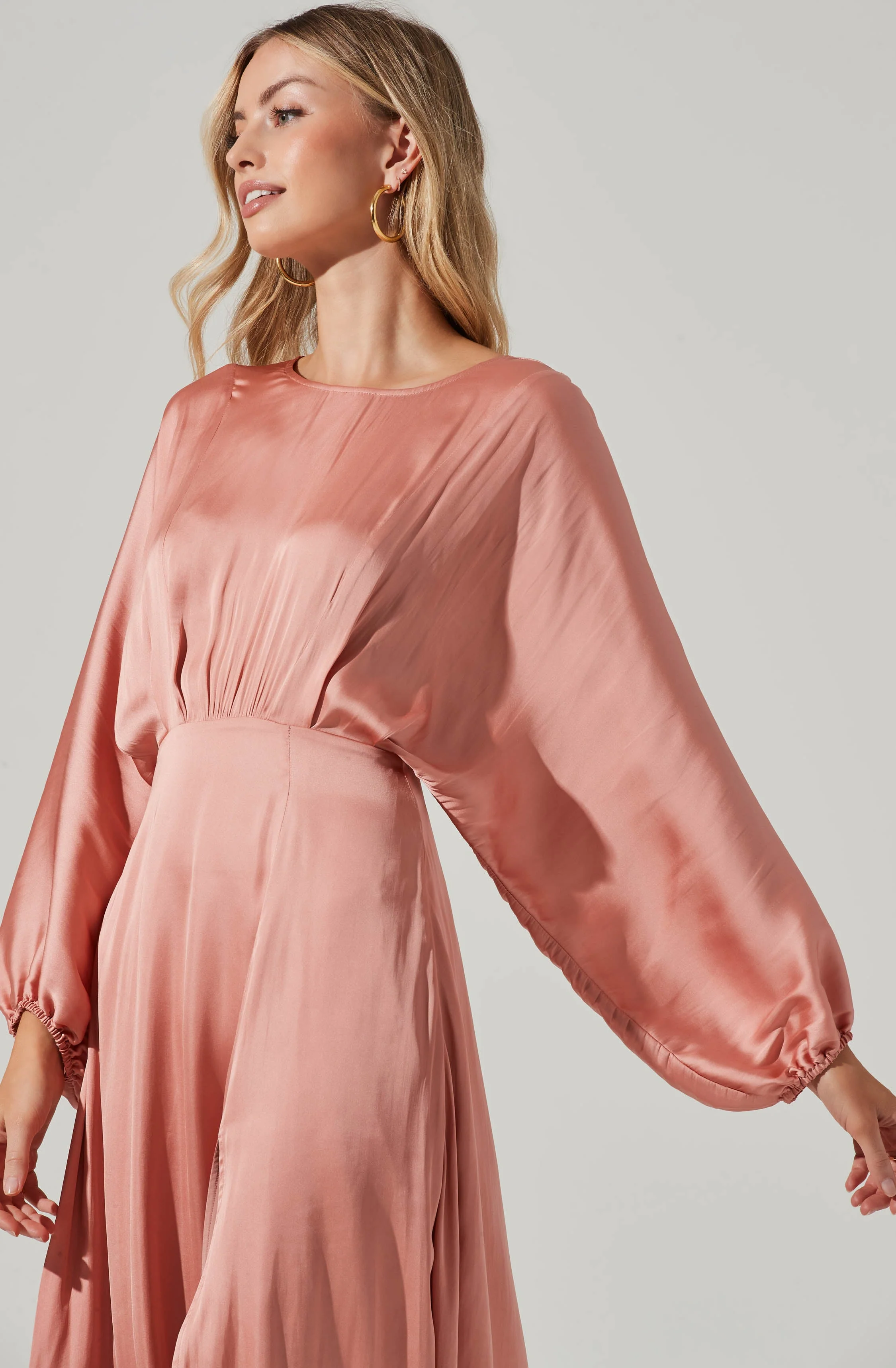 Marin Dolman Sleeve Midi Dress