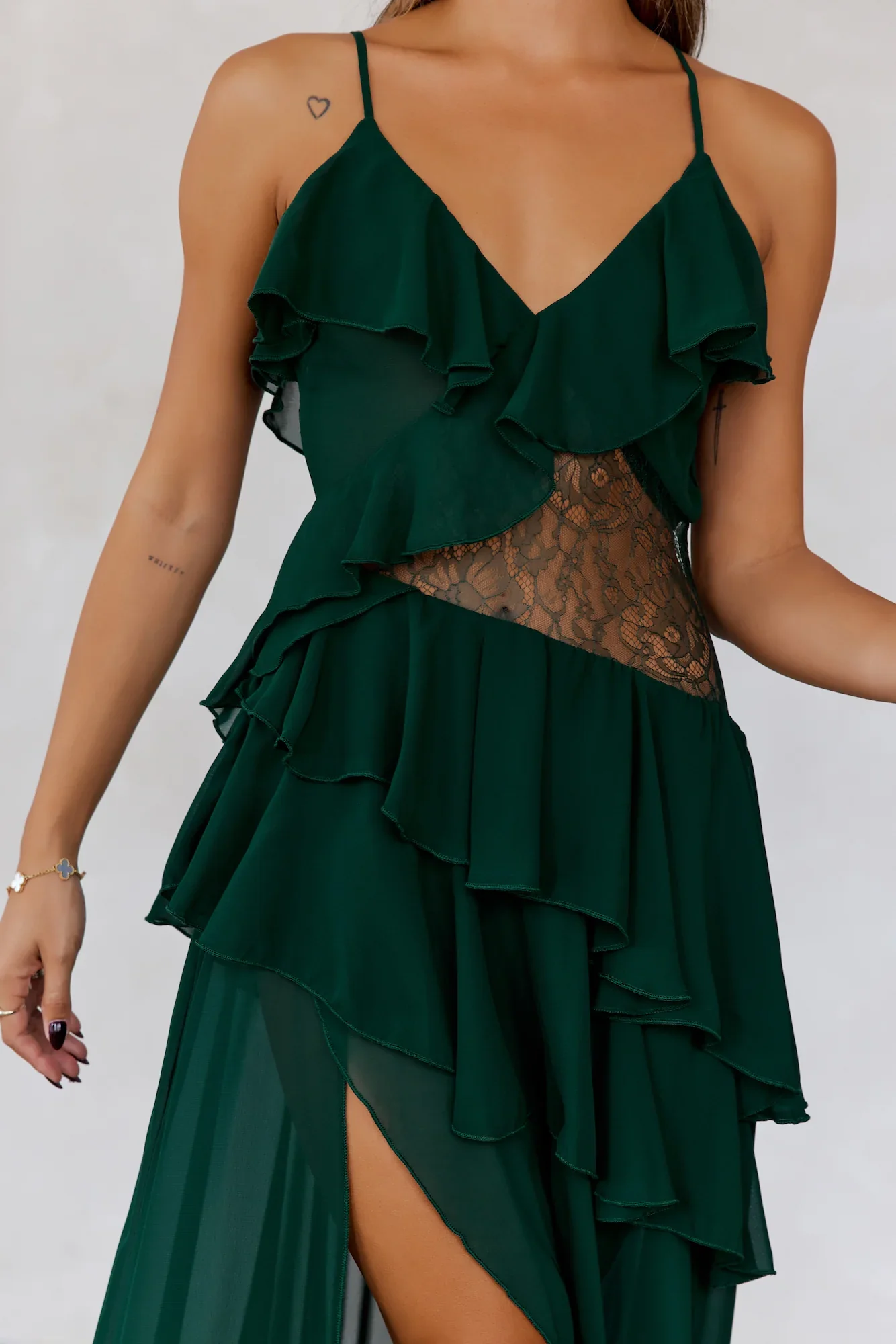 Dream Night Maxi Dress Green