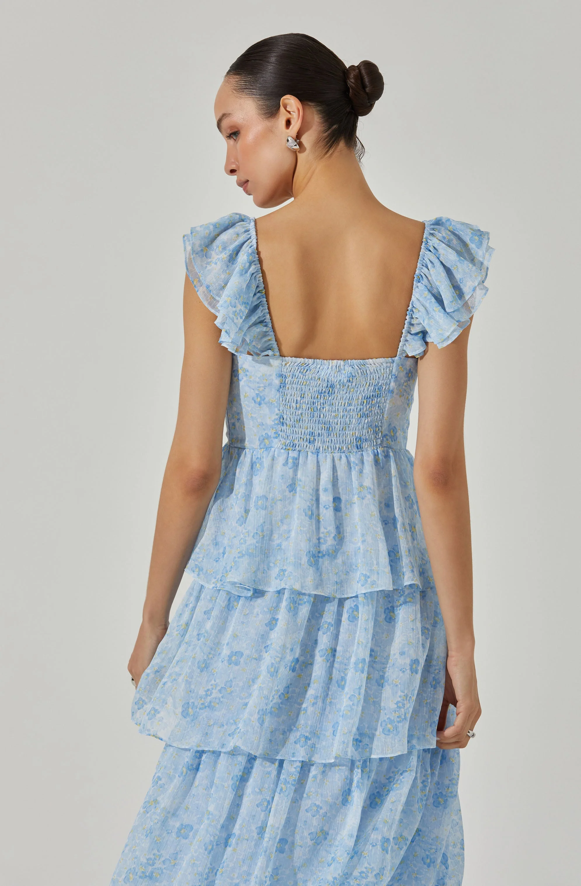 Midsummer Floral Tiered Maxi Dress