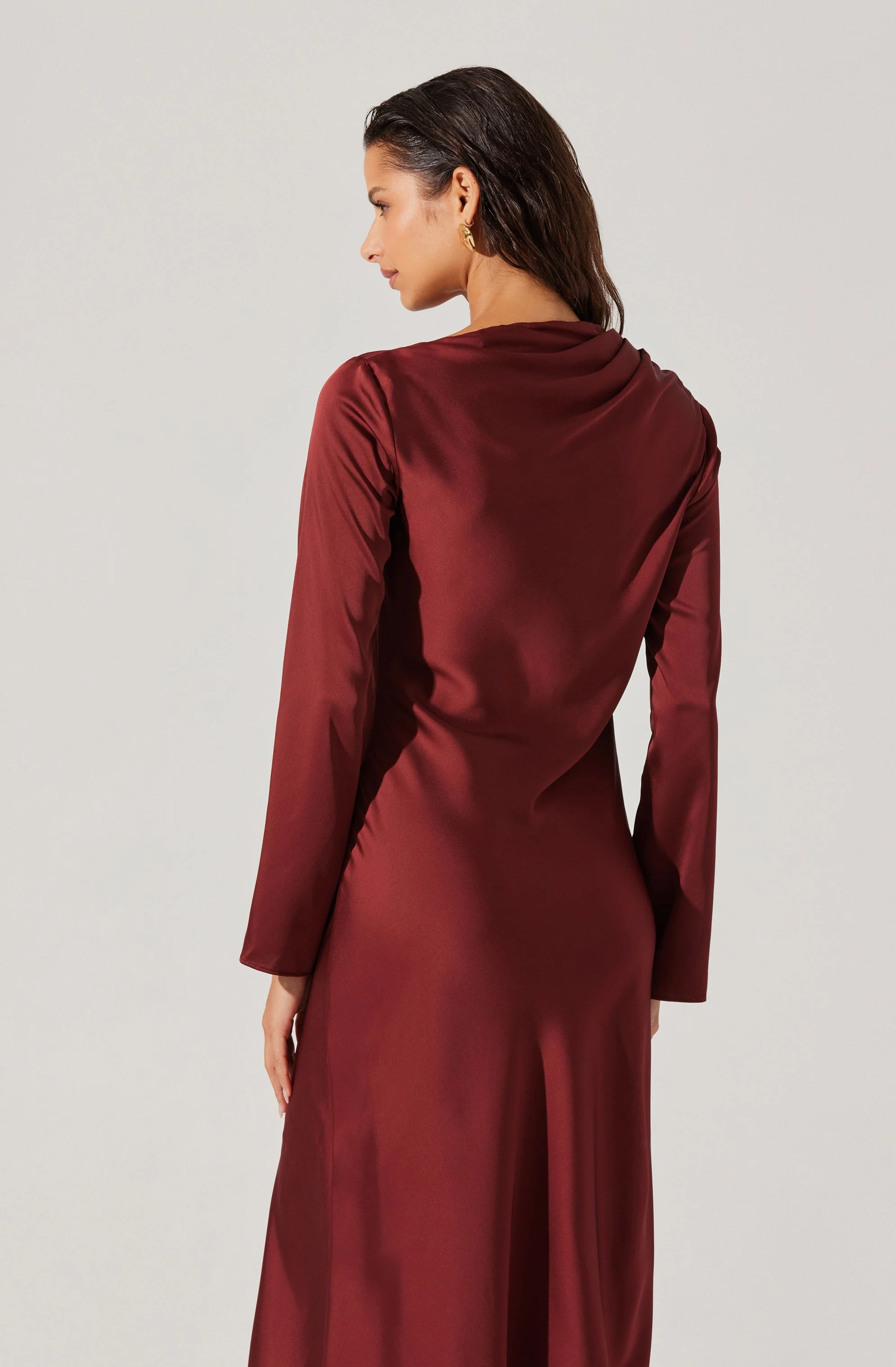 Catriona Satin Maxi Dress