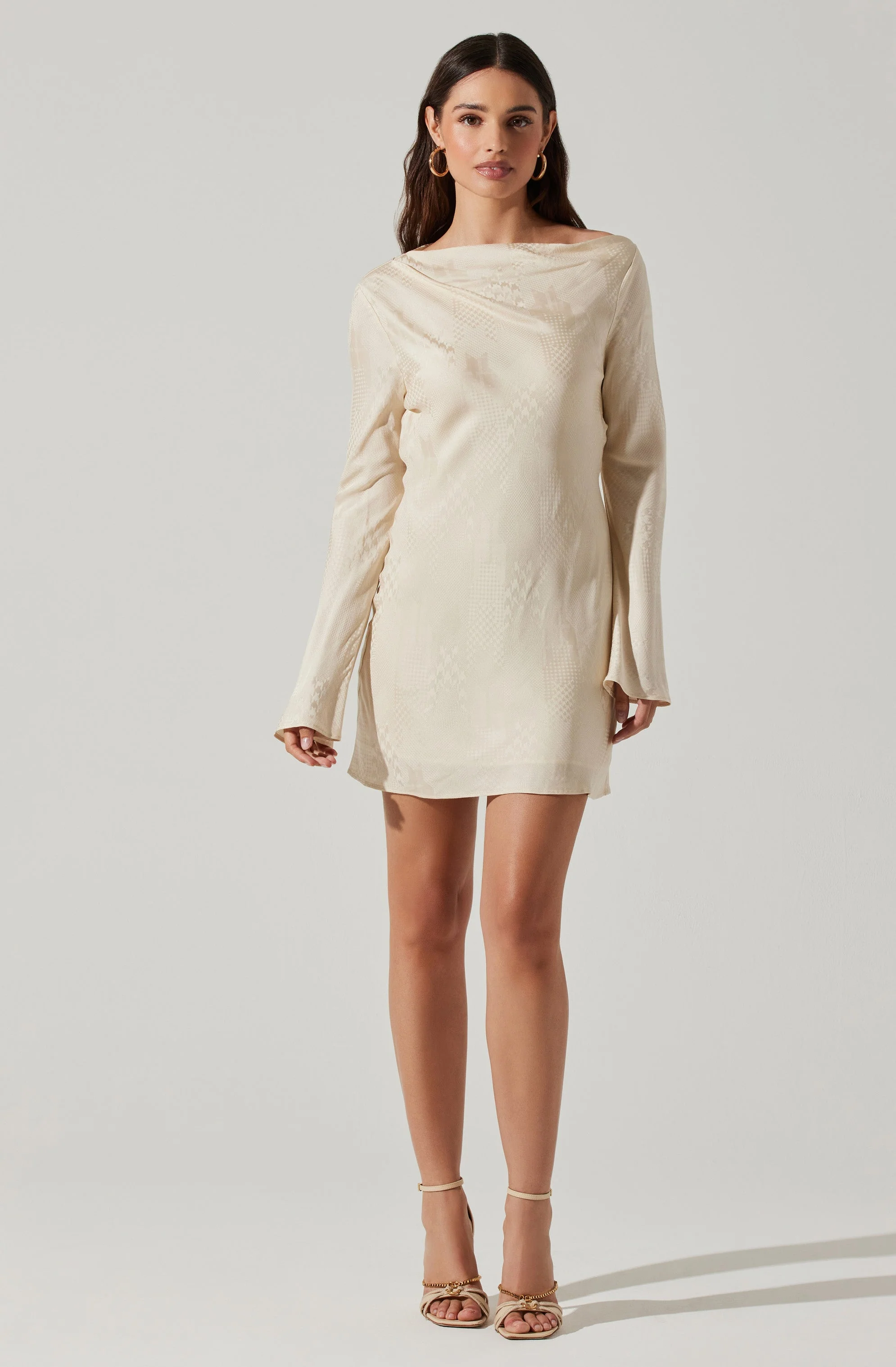 Sakari Bell Sleeve Mini Dress