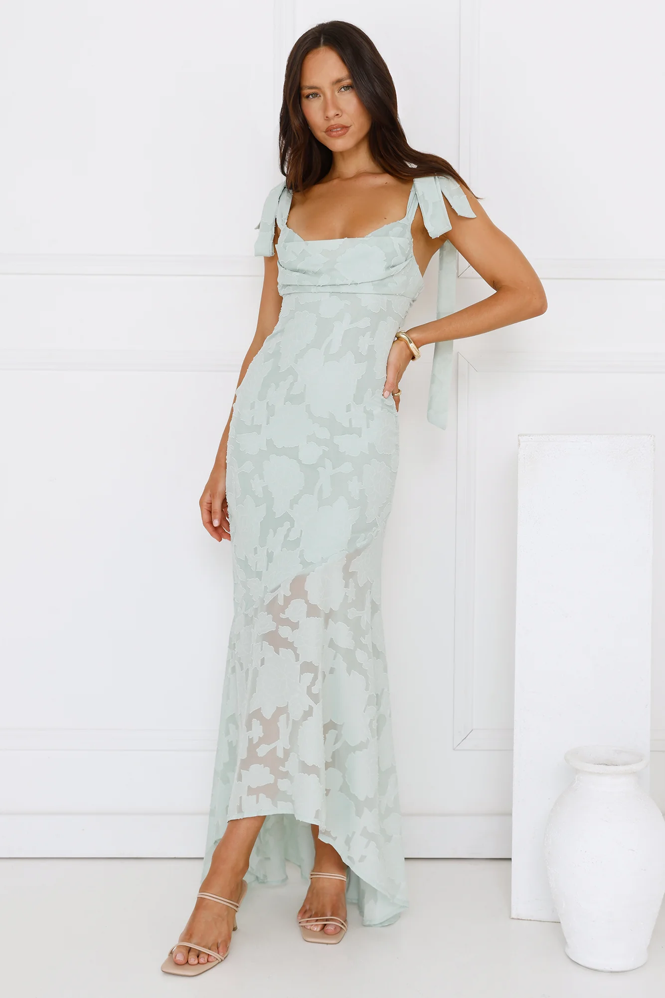 Lunar Lush Maxi Dress Sage