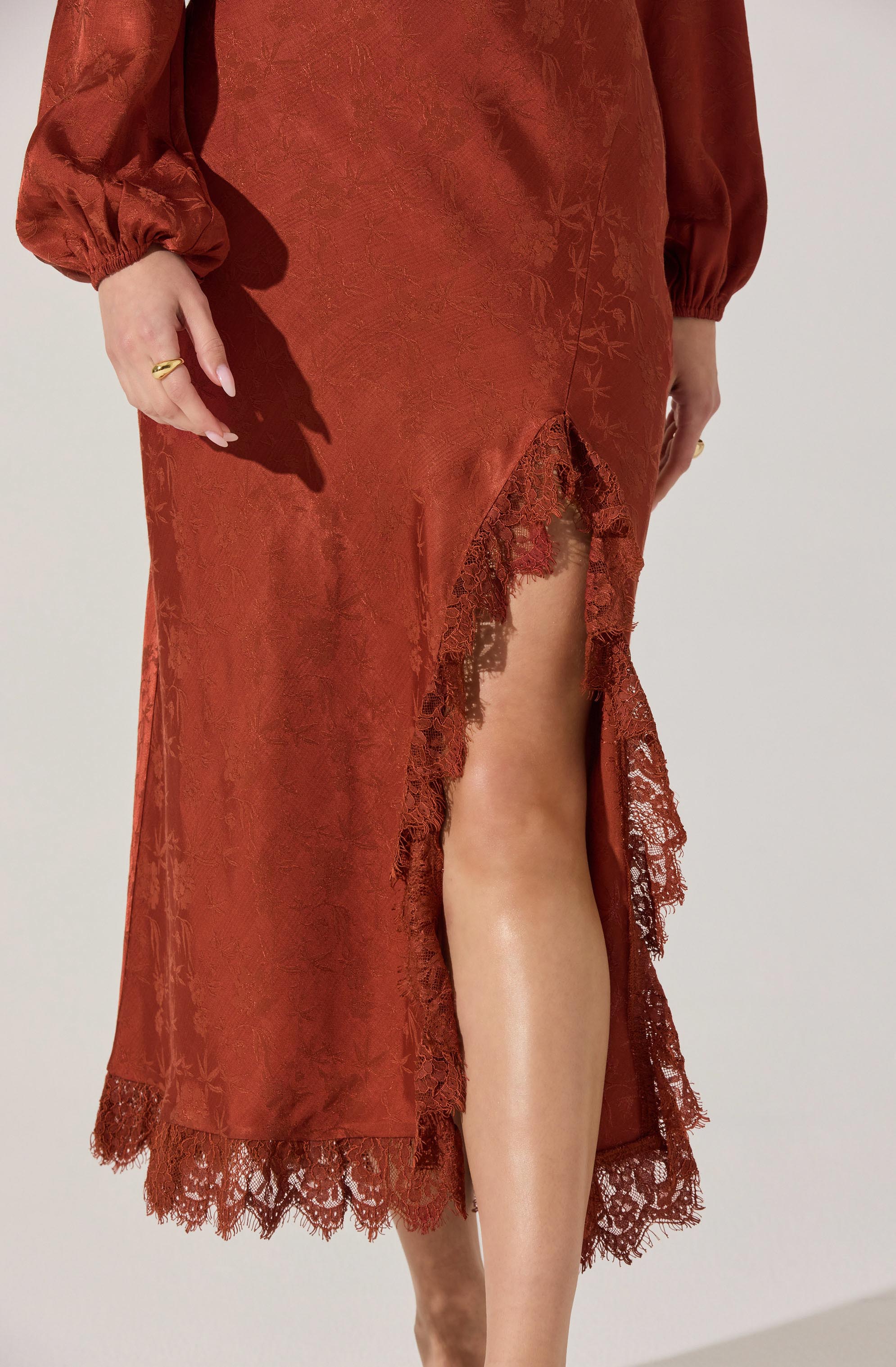 Ilaria Jacquard Midi Dress