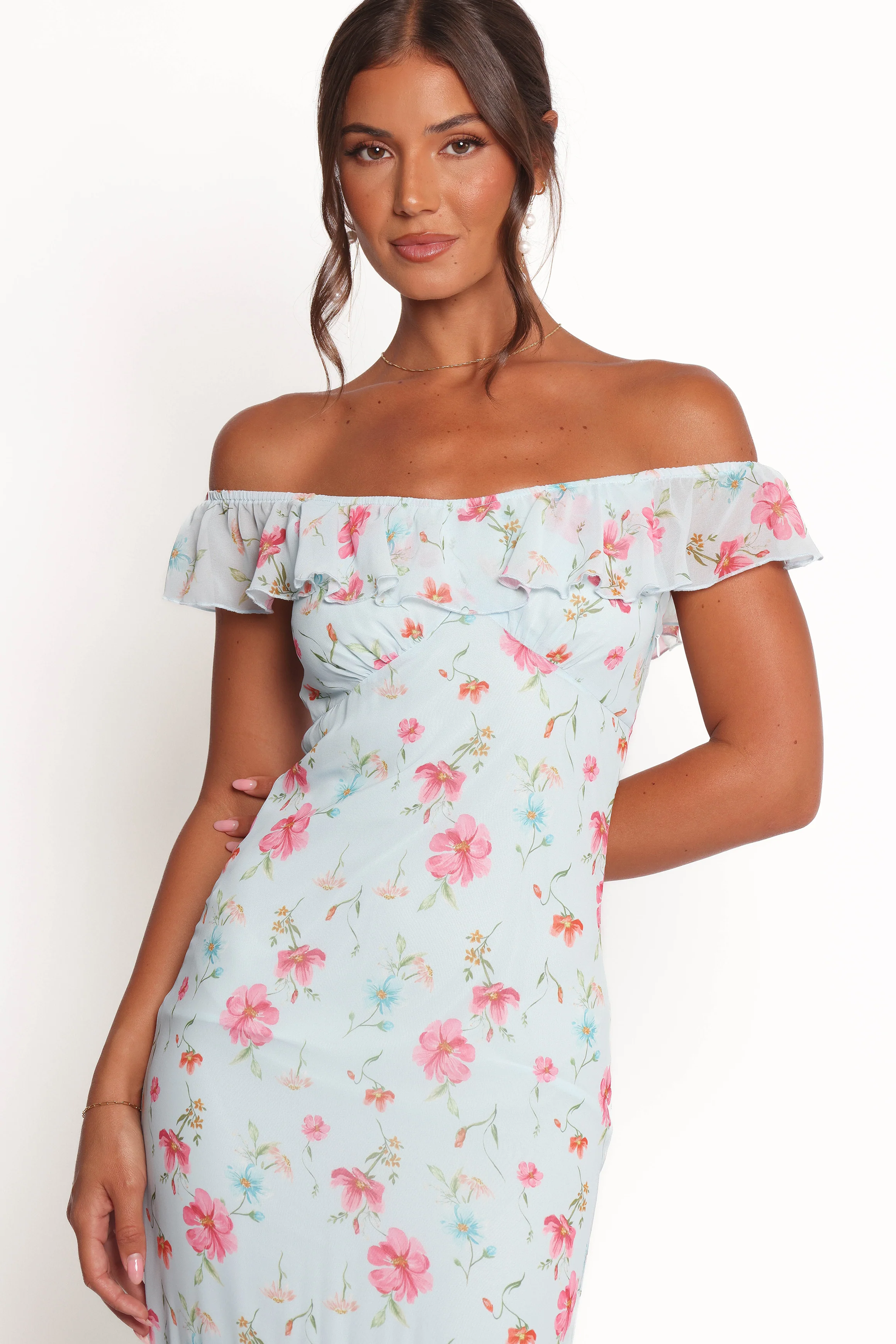 Irelynn Maxi Dress - Blue Floral
