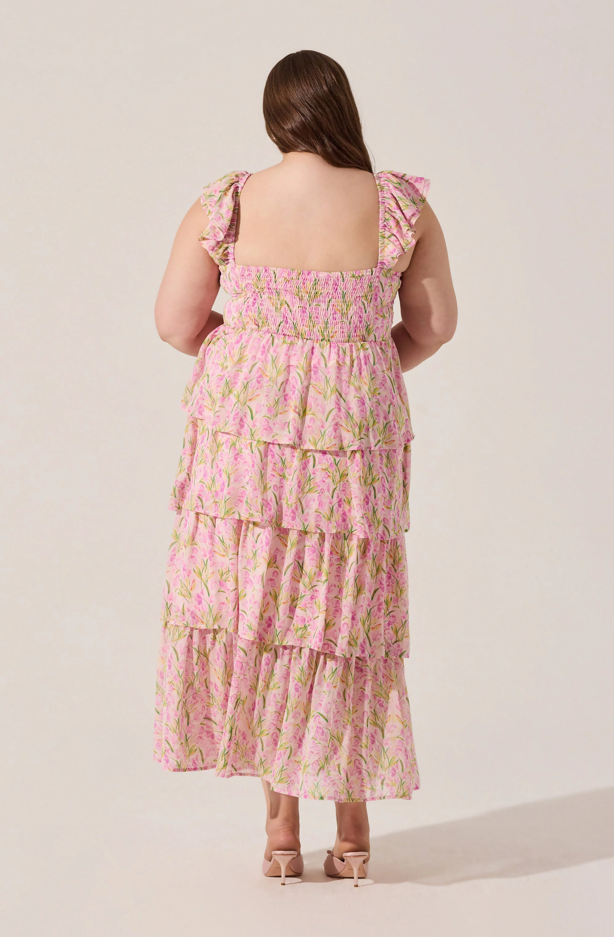 Midsummer Floral Tiered Maxi Dress