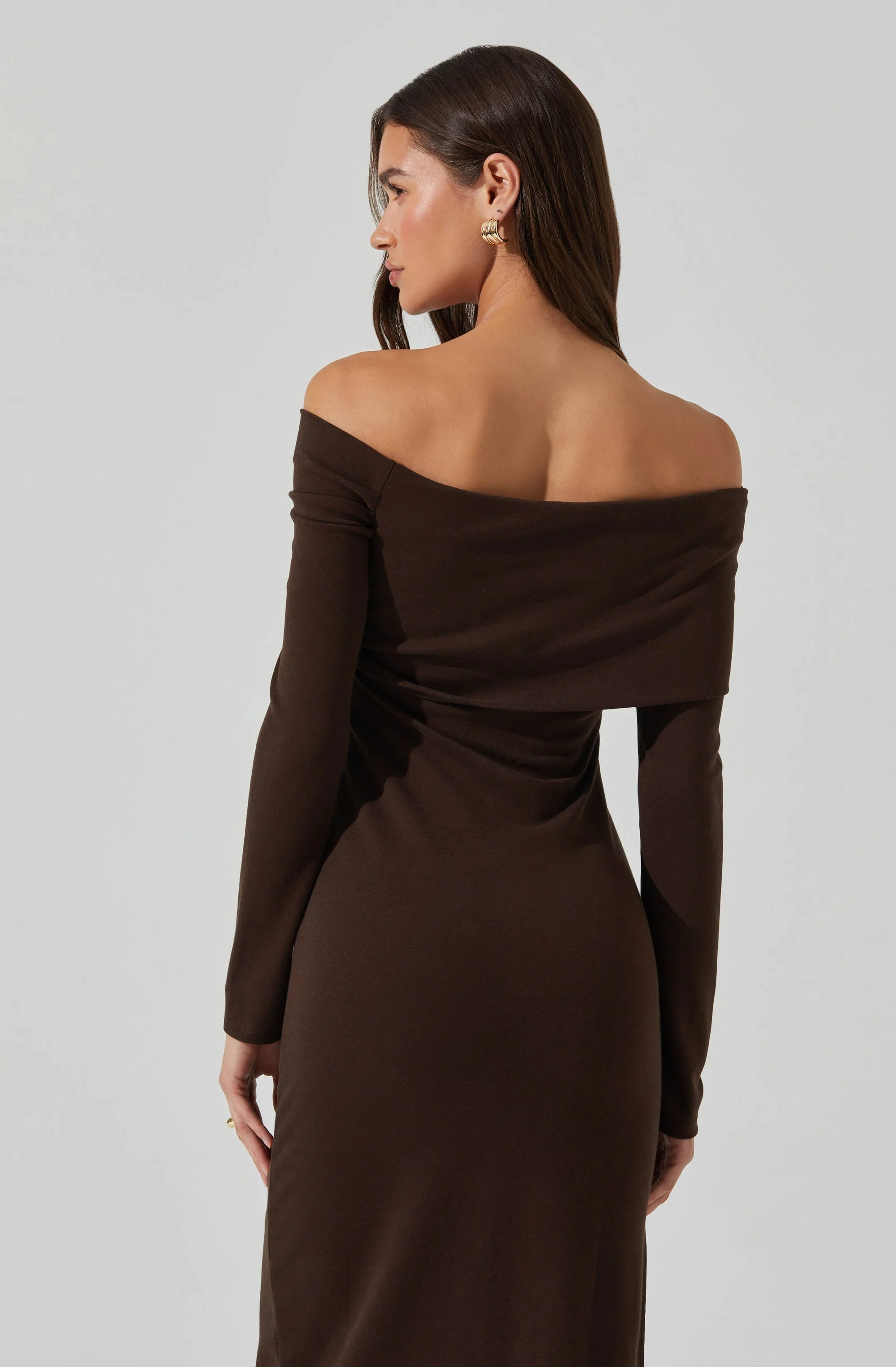 Jada Off Shoulder Midi Dress