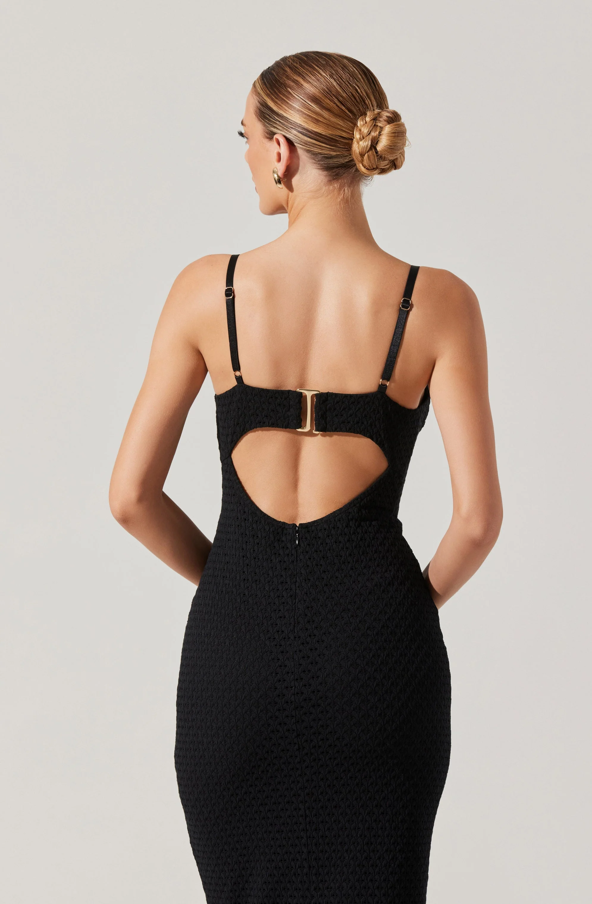 Jaida Bustier Bodycon Midi Dress