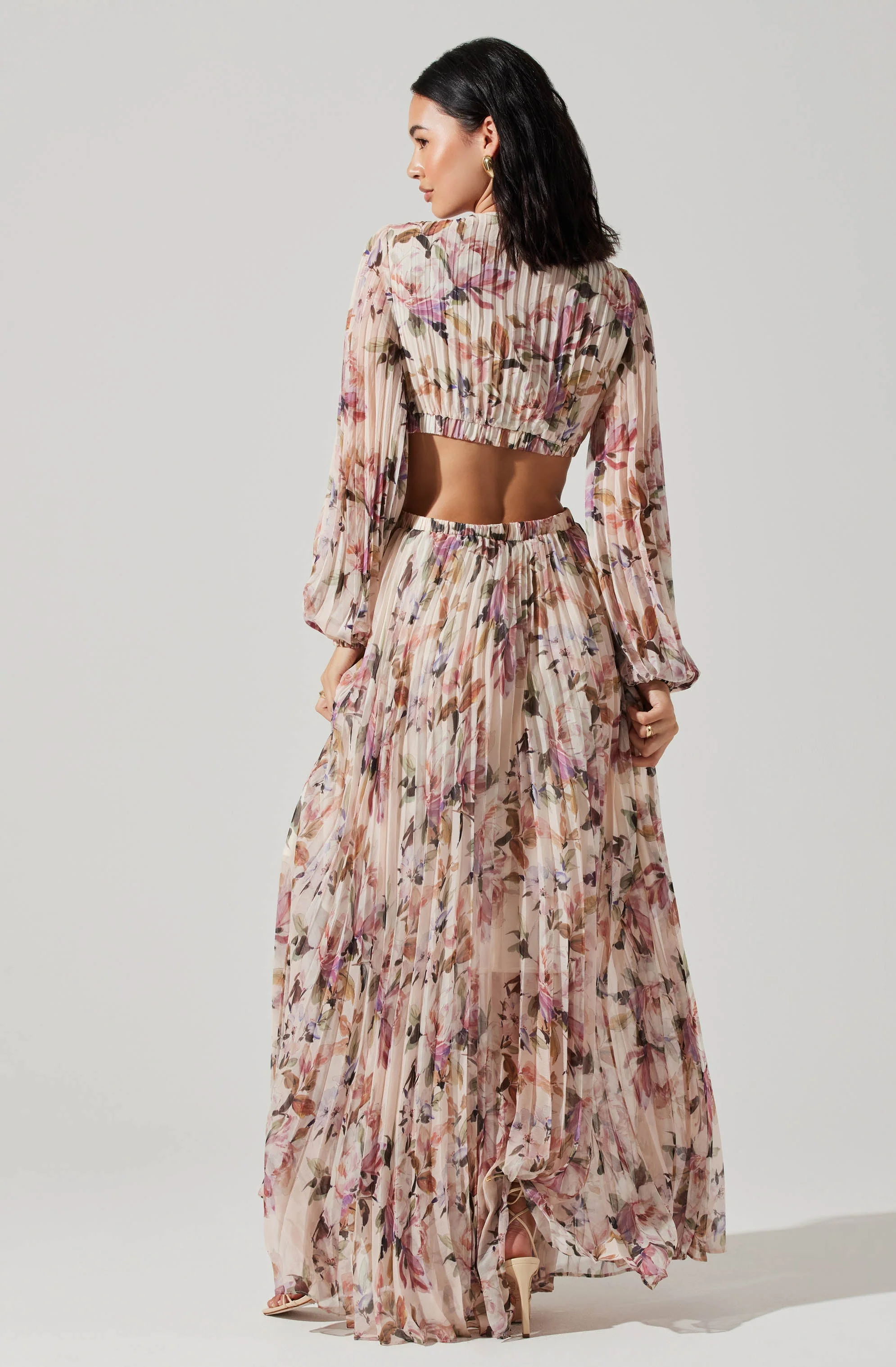 Revery Floral Long Sleeve Maxi Dress
