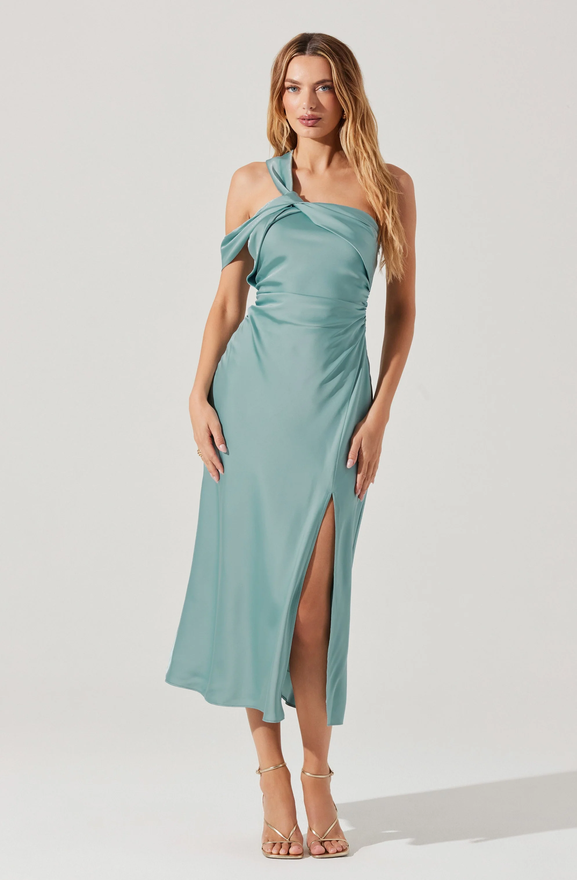 Cersei One Shoulder Midi Dress