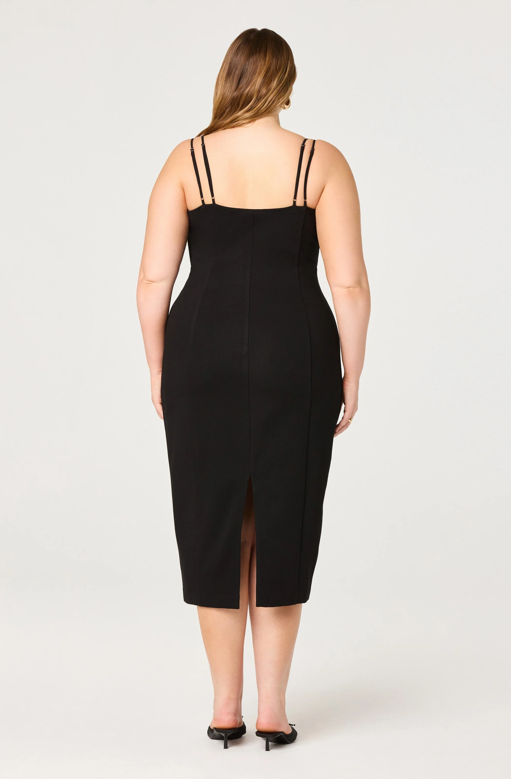 Allura Peekaboo Lace Midi Dress