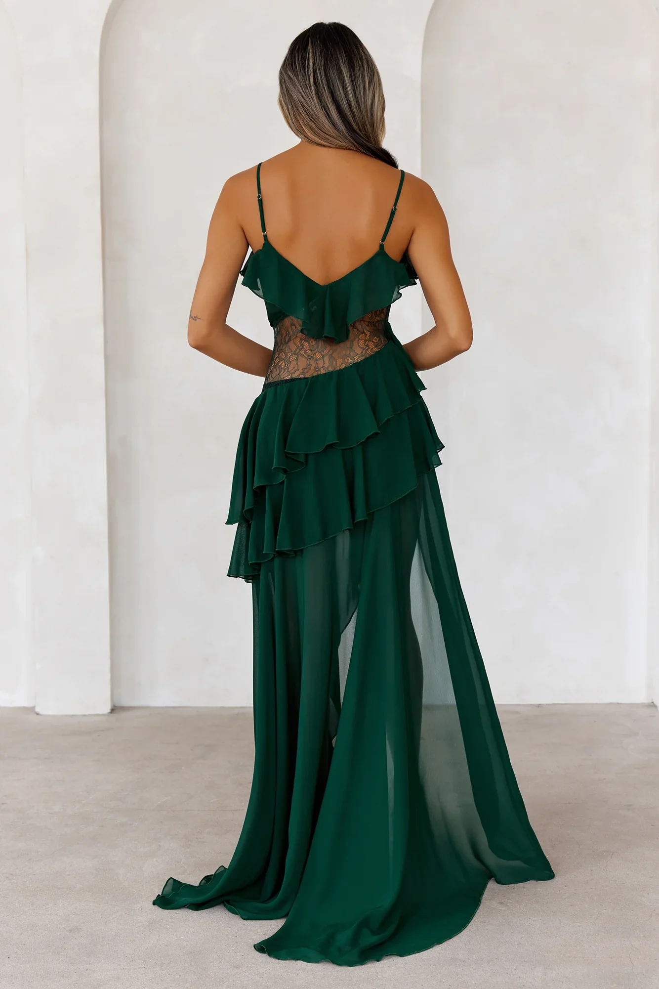Dream Night Maxi Dress Green