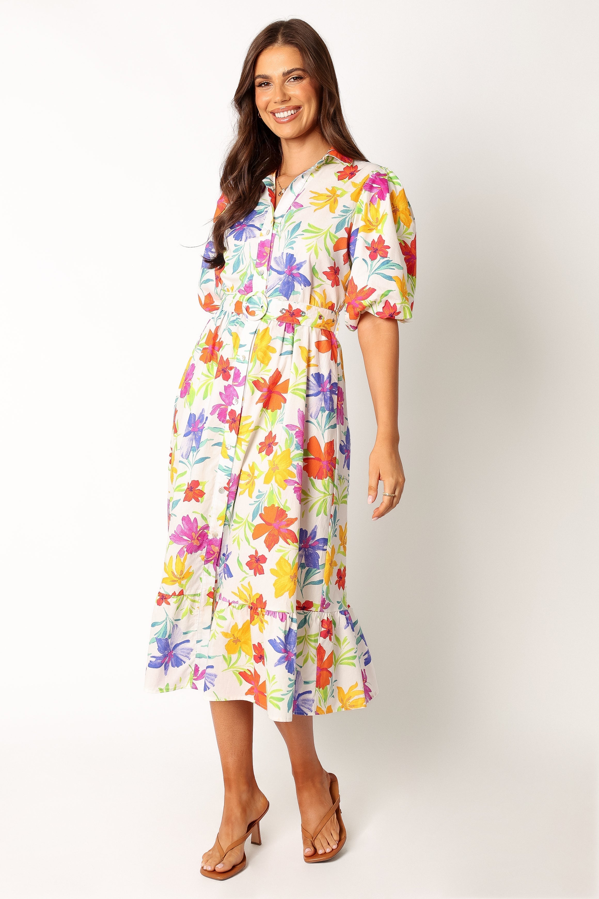 Reese Midi Dress - Zinnia Print