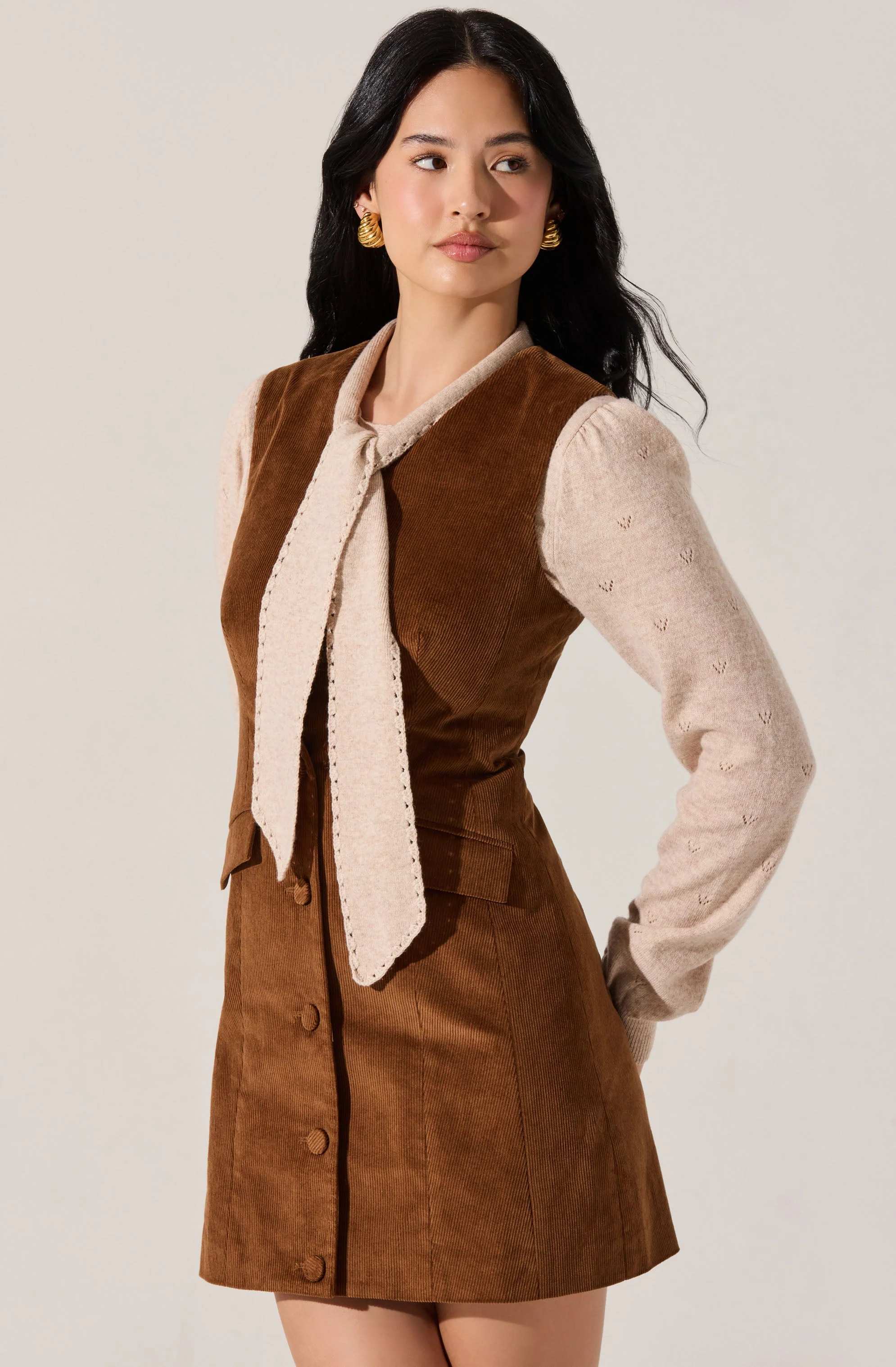 Gisselle Corduroy Mini Dress