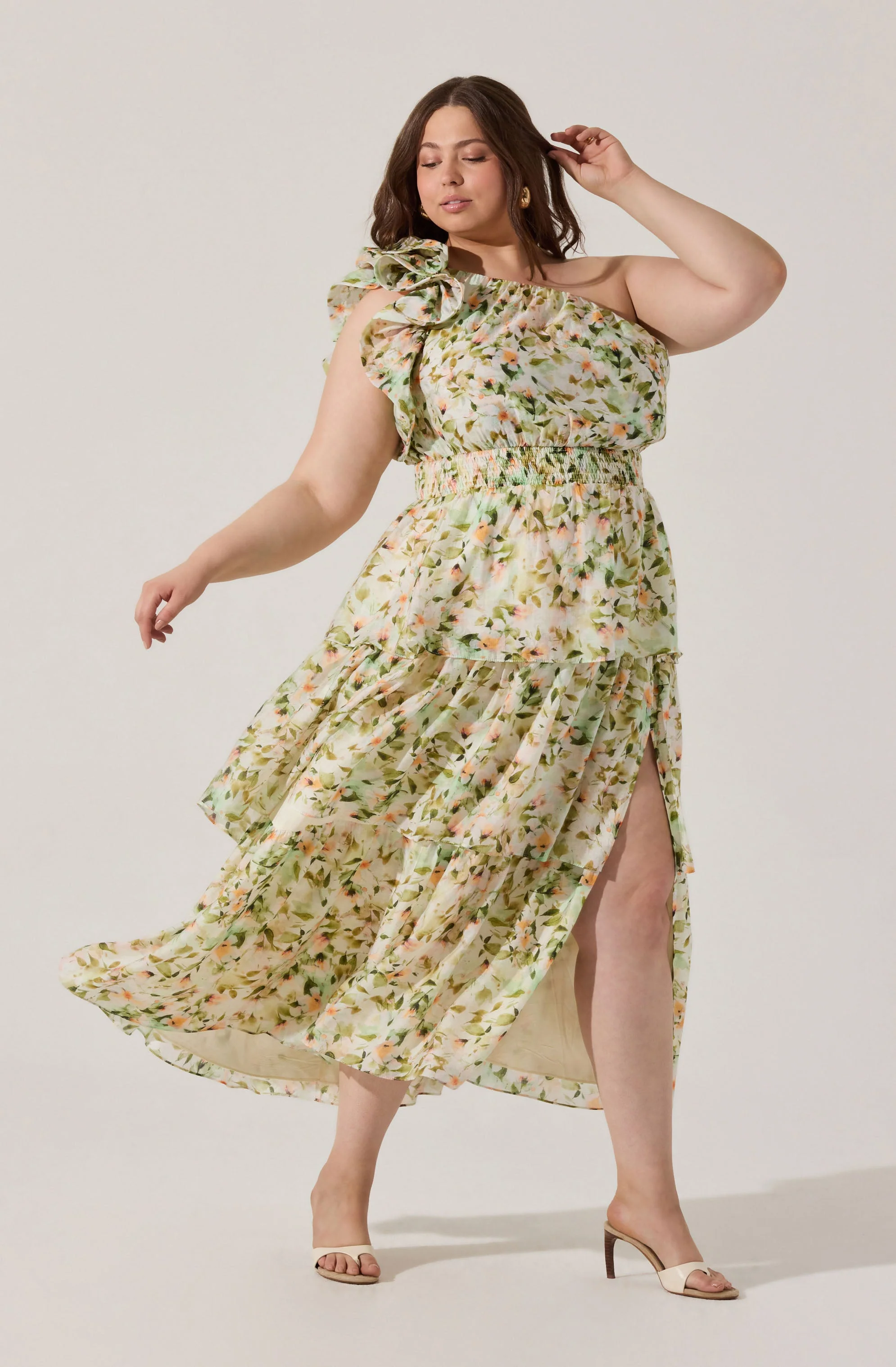 Imelda One Shoulder Maxi Dress