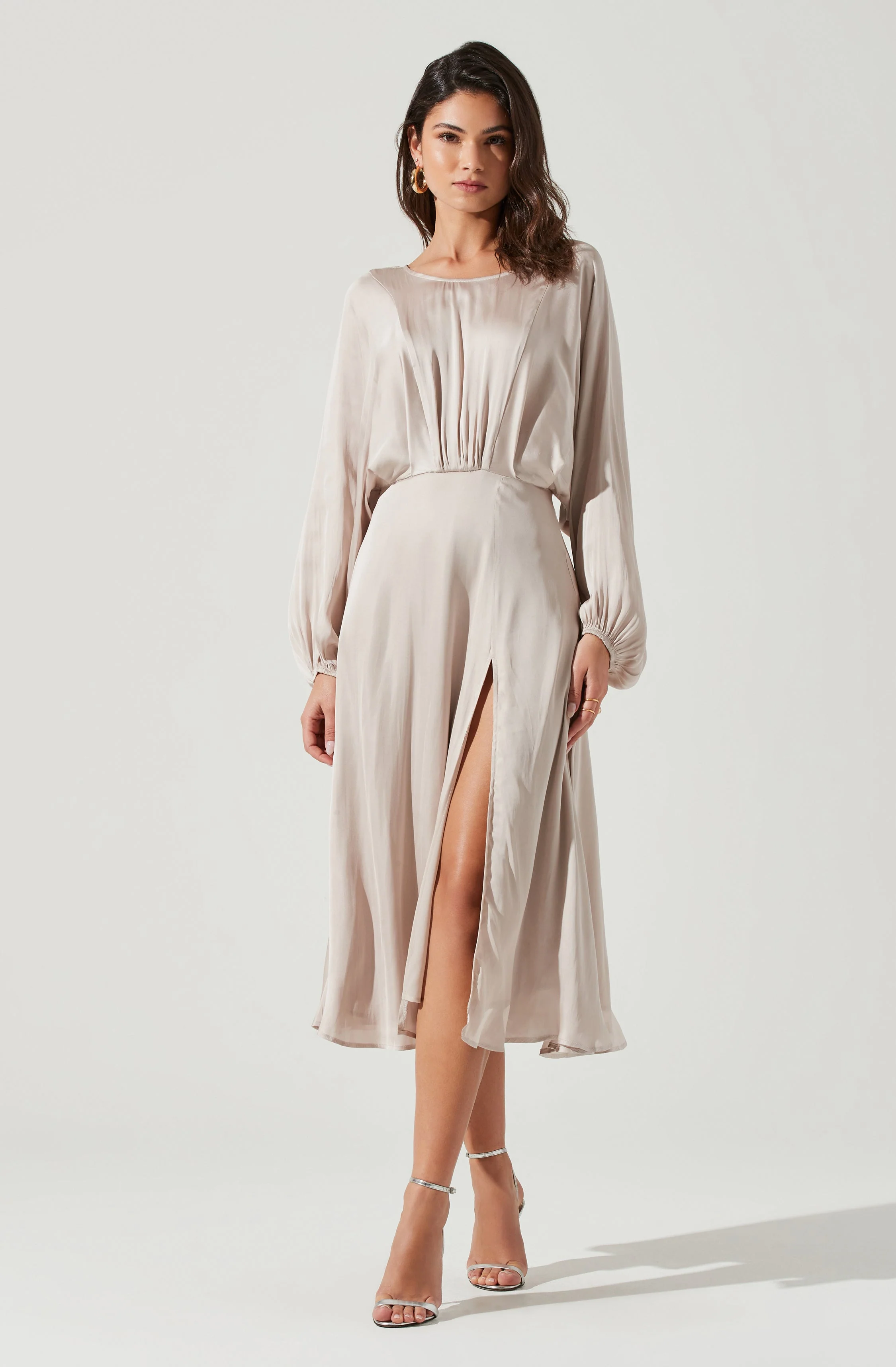 Marin Dolman Sleeve Midi Dress