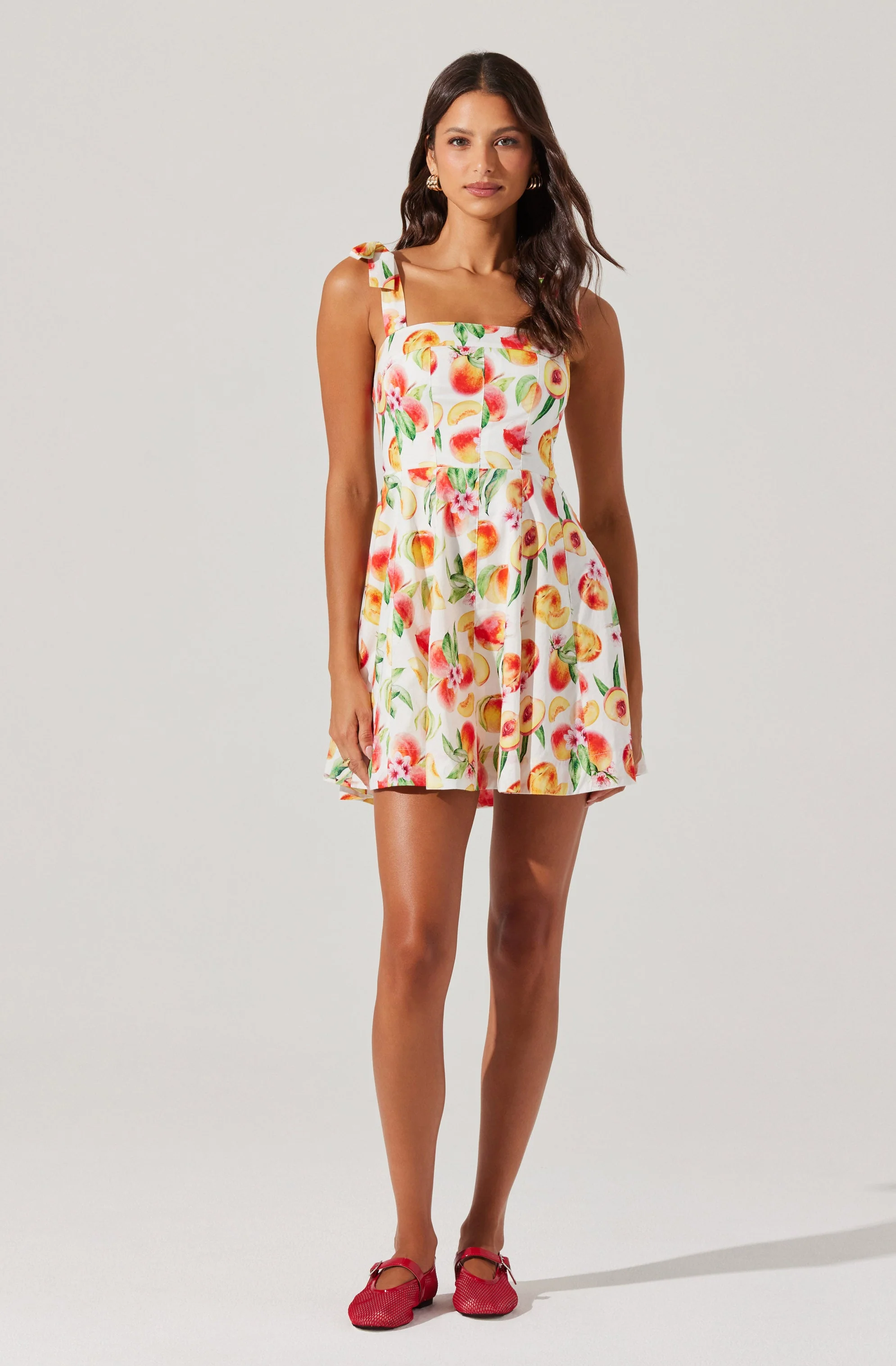 Tinesha Bow Strap Mini Dress