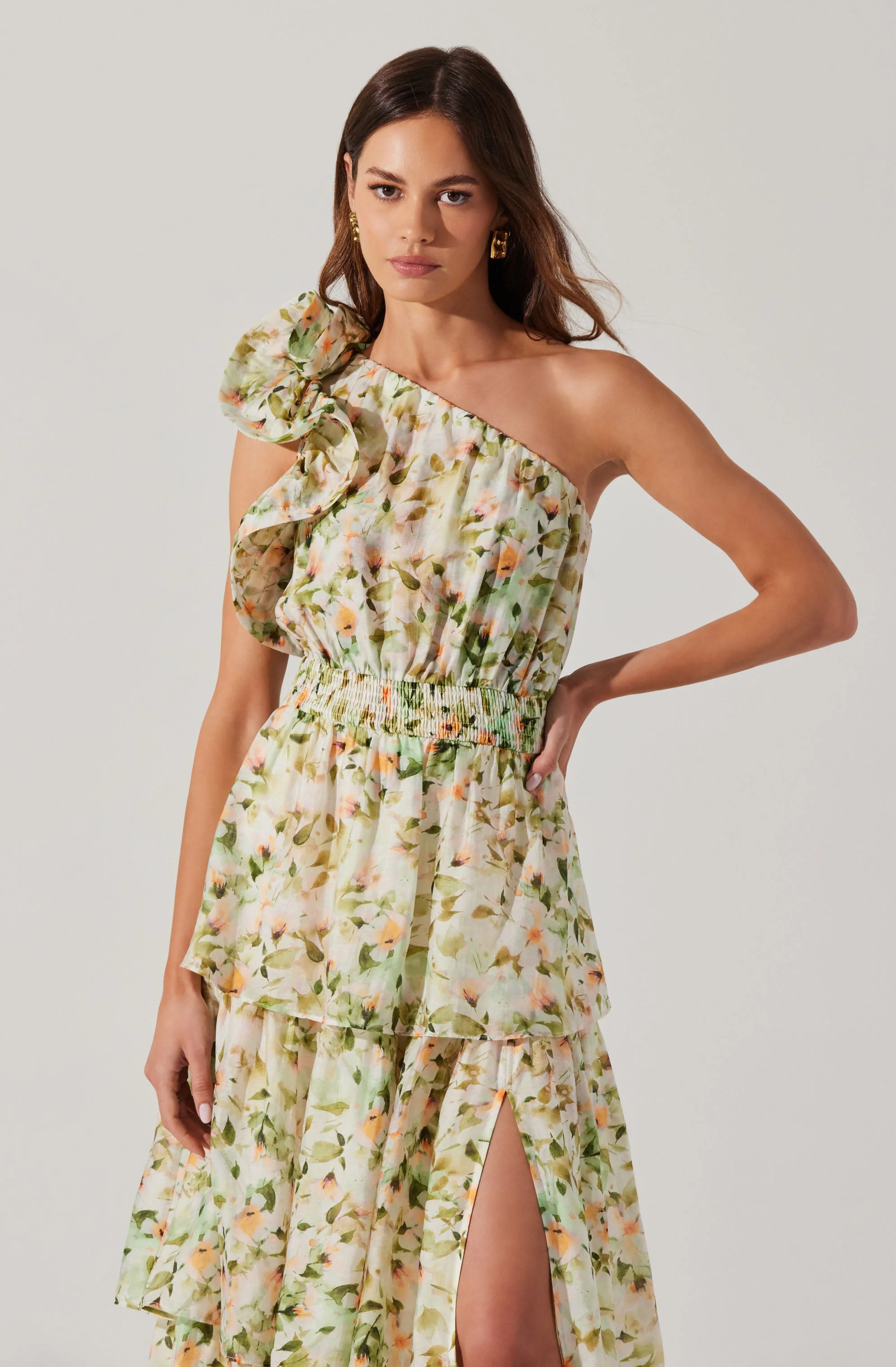 Imelda One Shoulder Maxi Dress