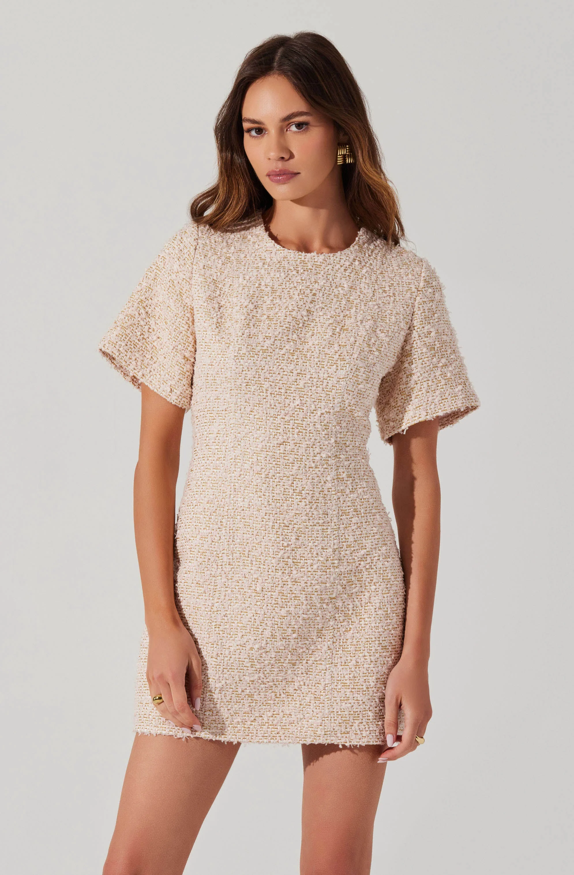 Portilla Tweed Mini Dress