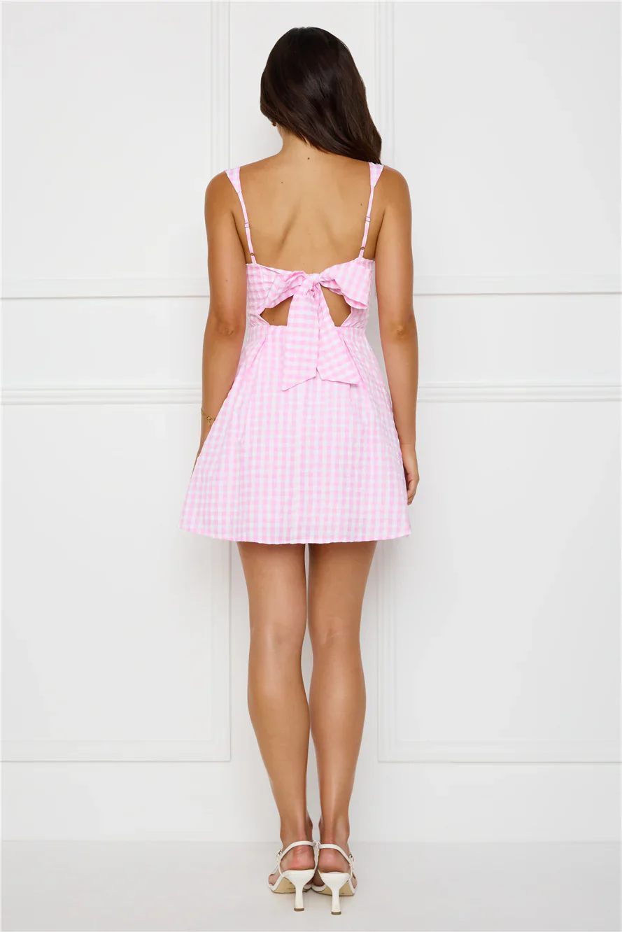 Grape Escape Mini Dress Pink