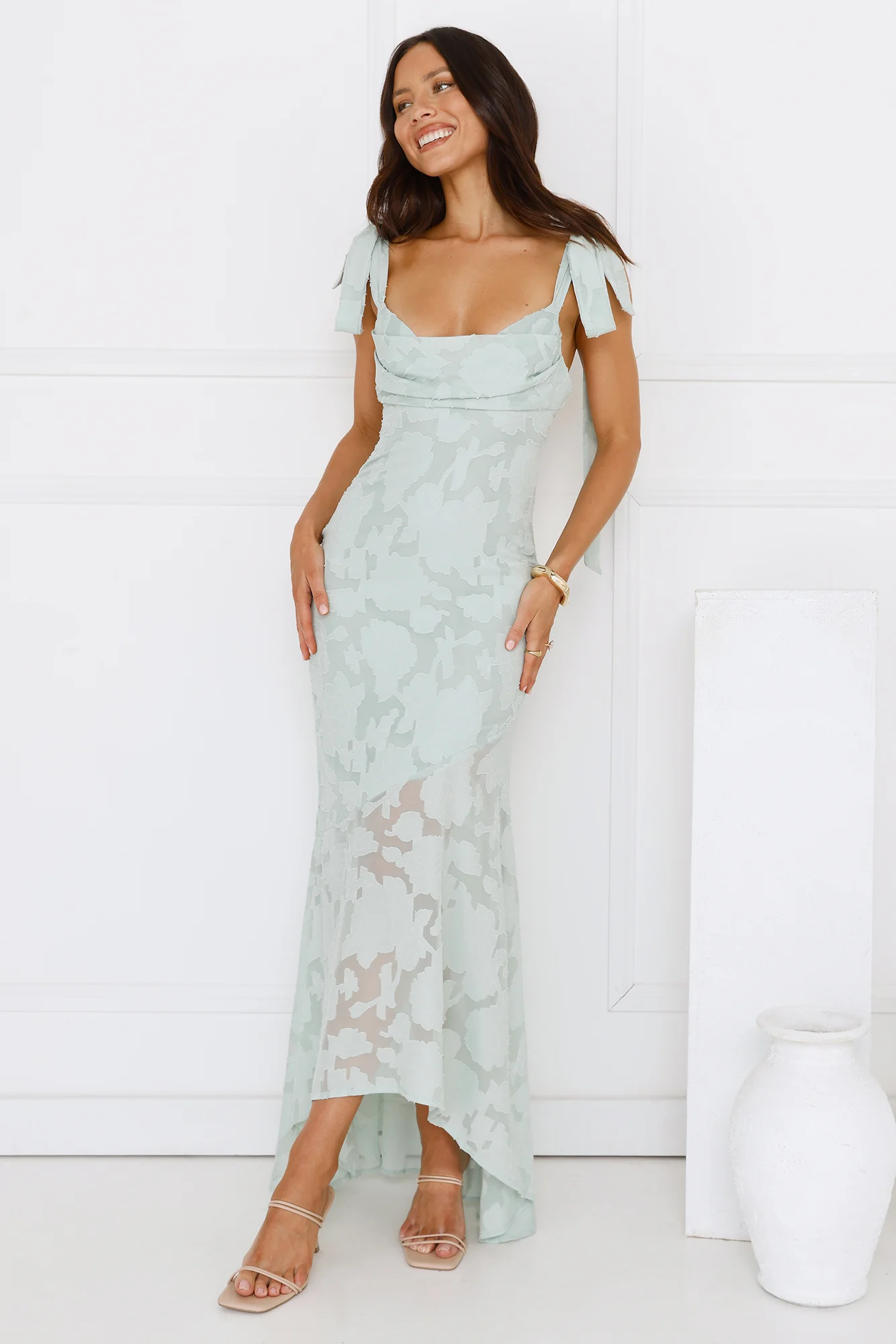 Lunar Lush Maxi Dress Sage