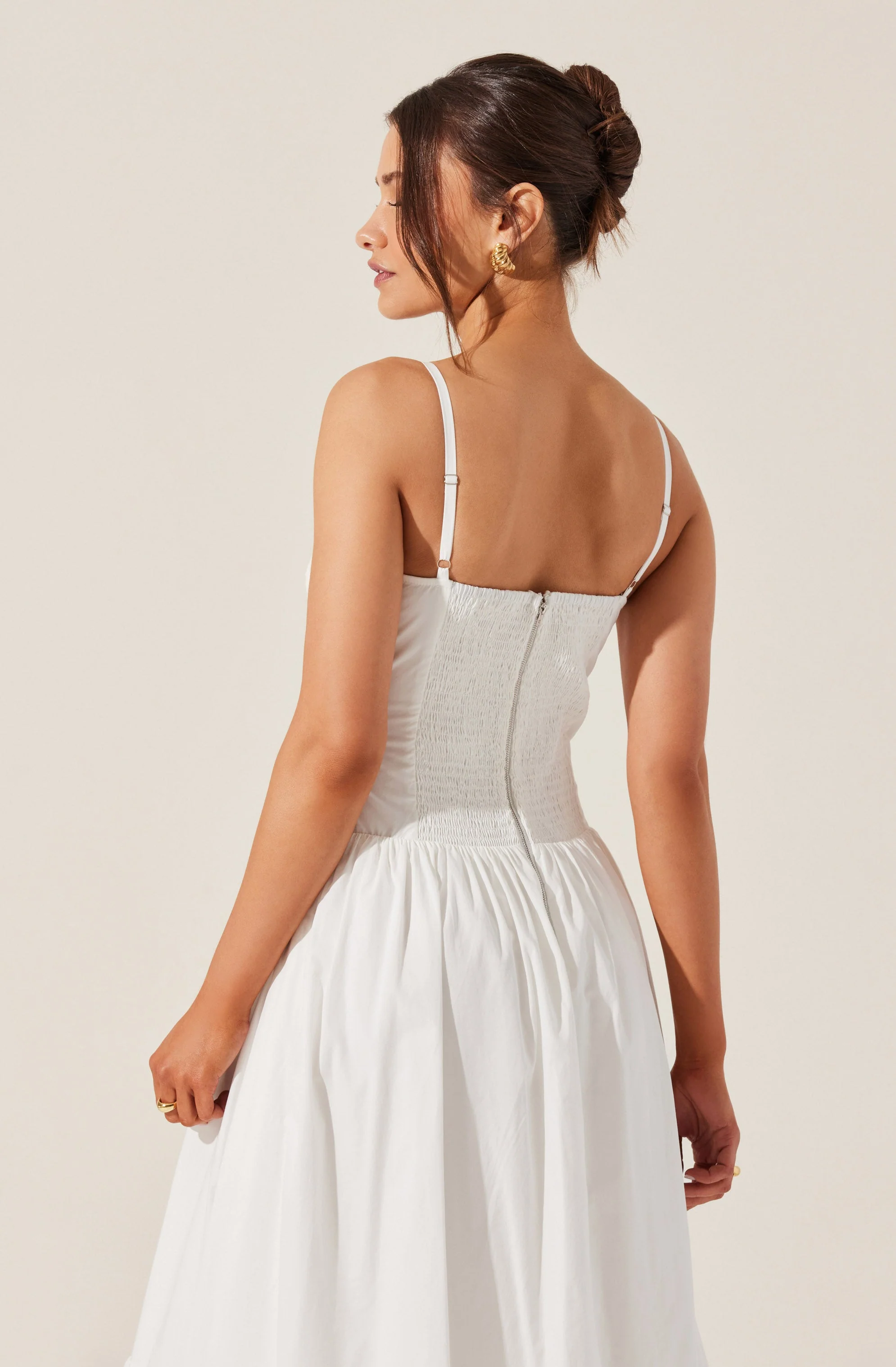 Nathalia Eyelet Midi Dress