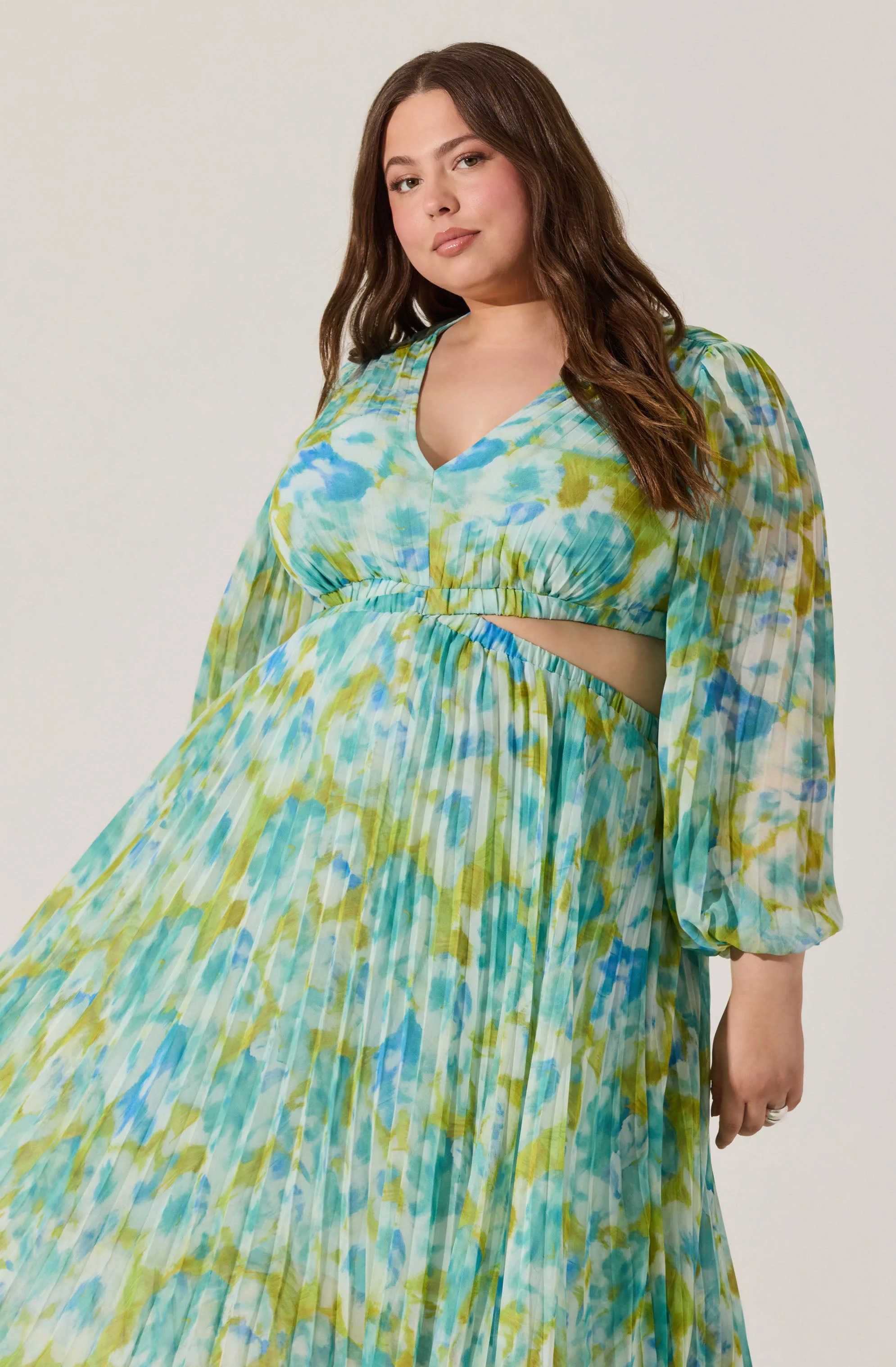 Revery Floral Long Sleeve Maxi Dress