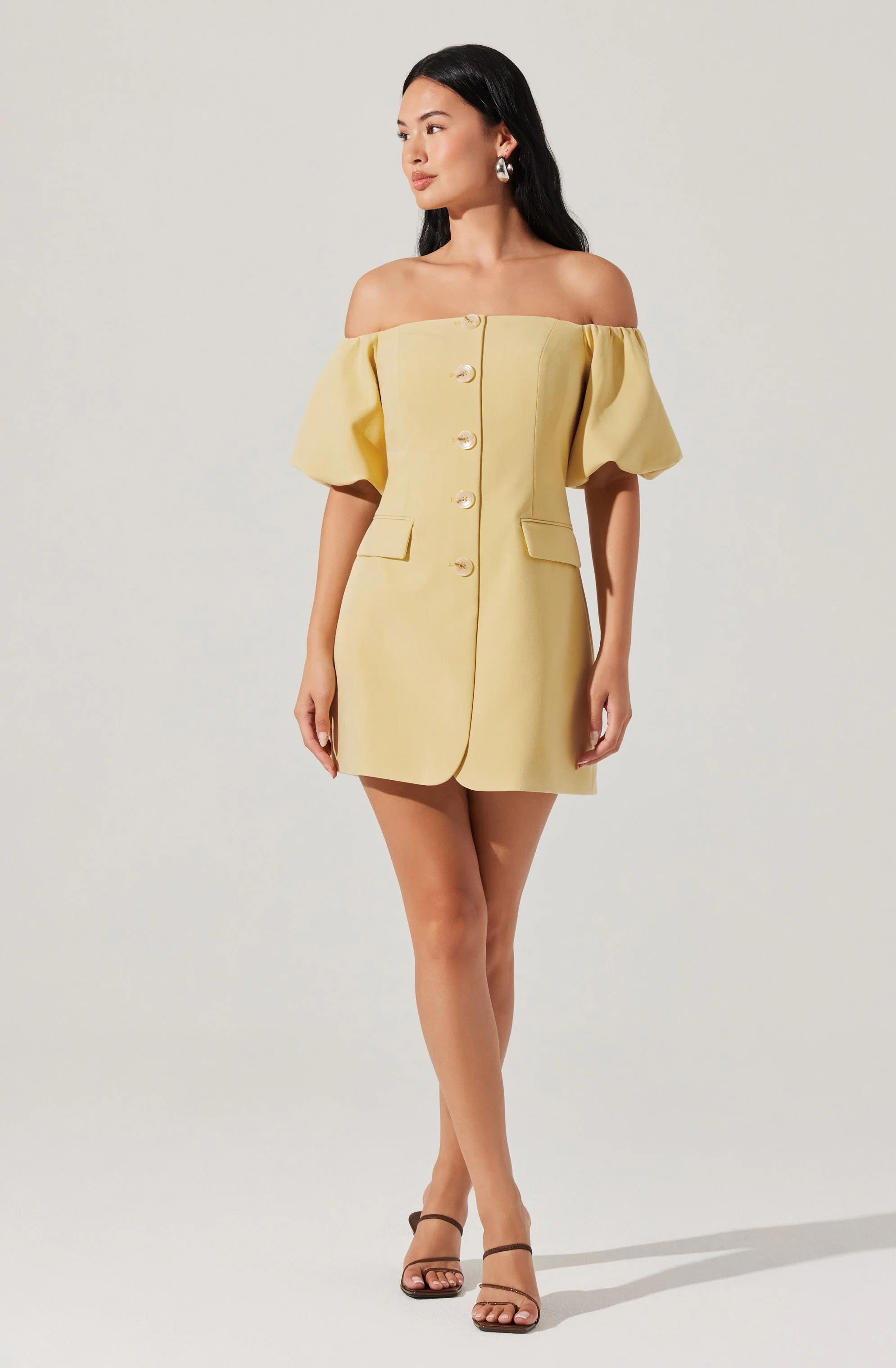 Biviana Off Shoulder Mini Dress