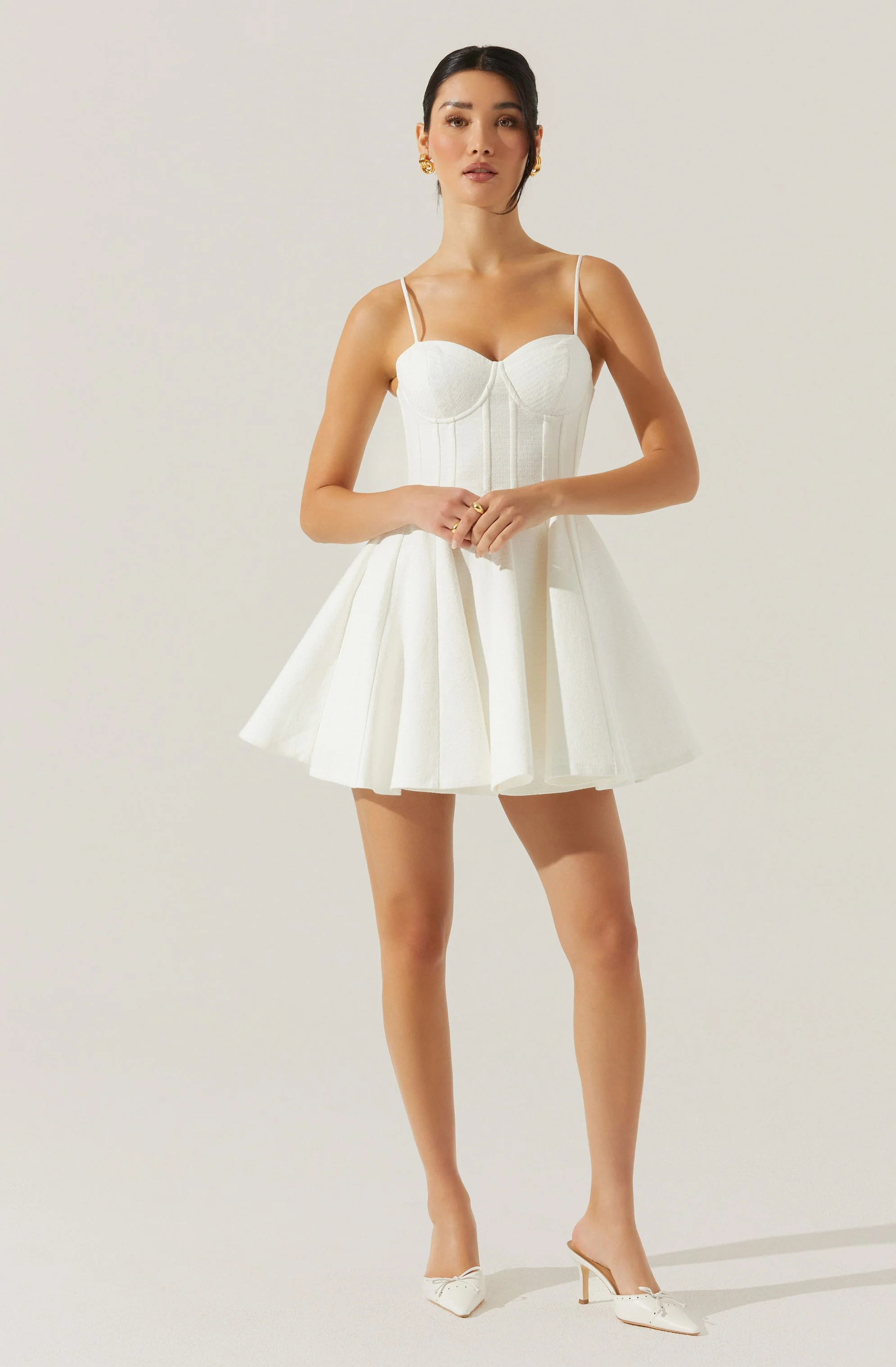 Fenna Textured Corset Mini Dress