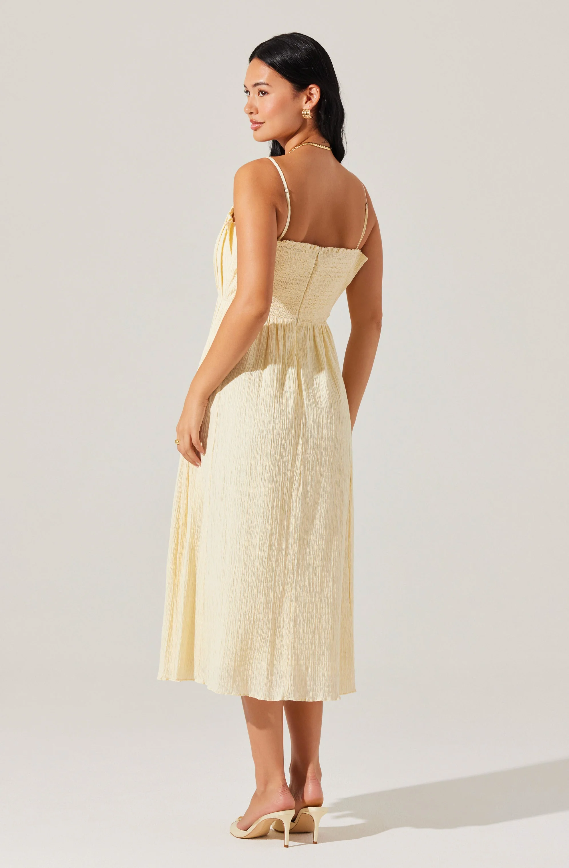 Sunny Pleated Midi Dress