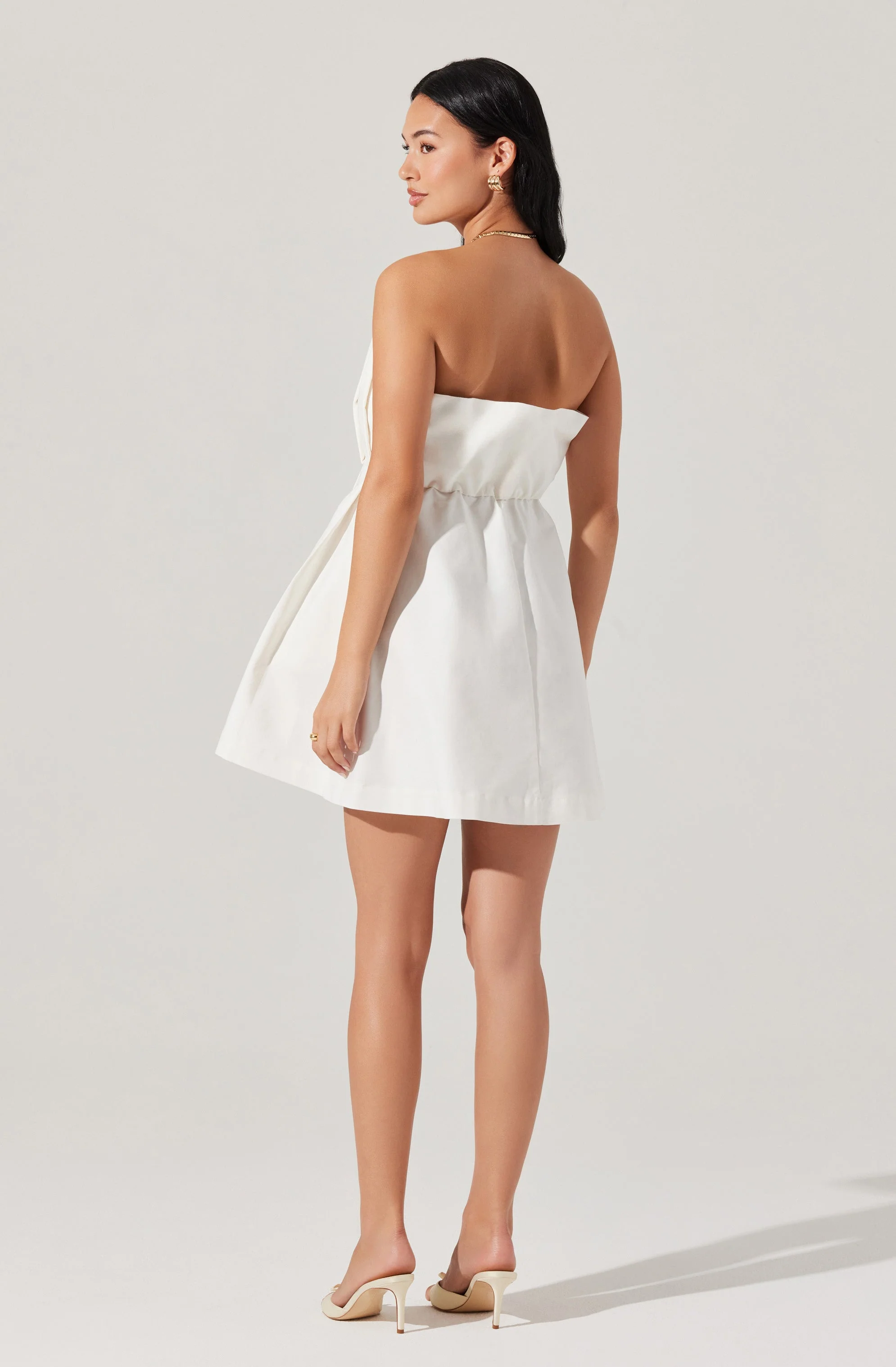 Clemira Pleated Mini Dress