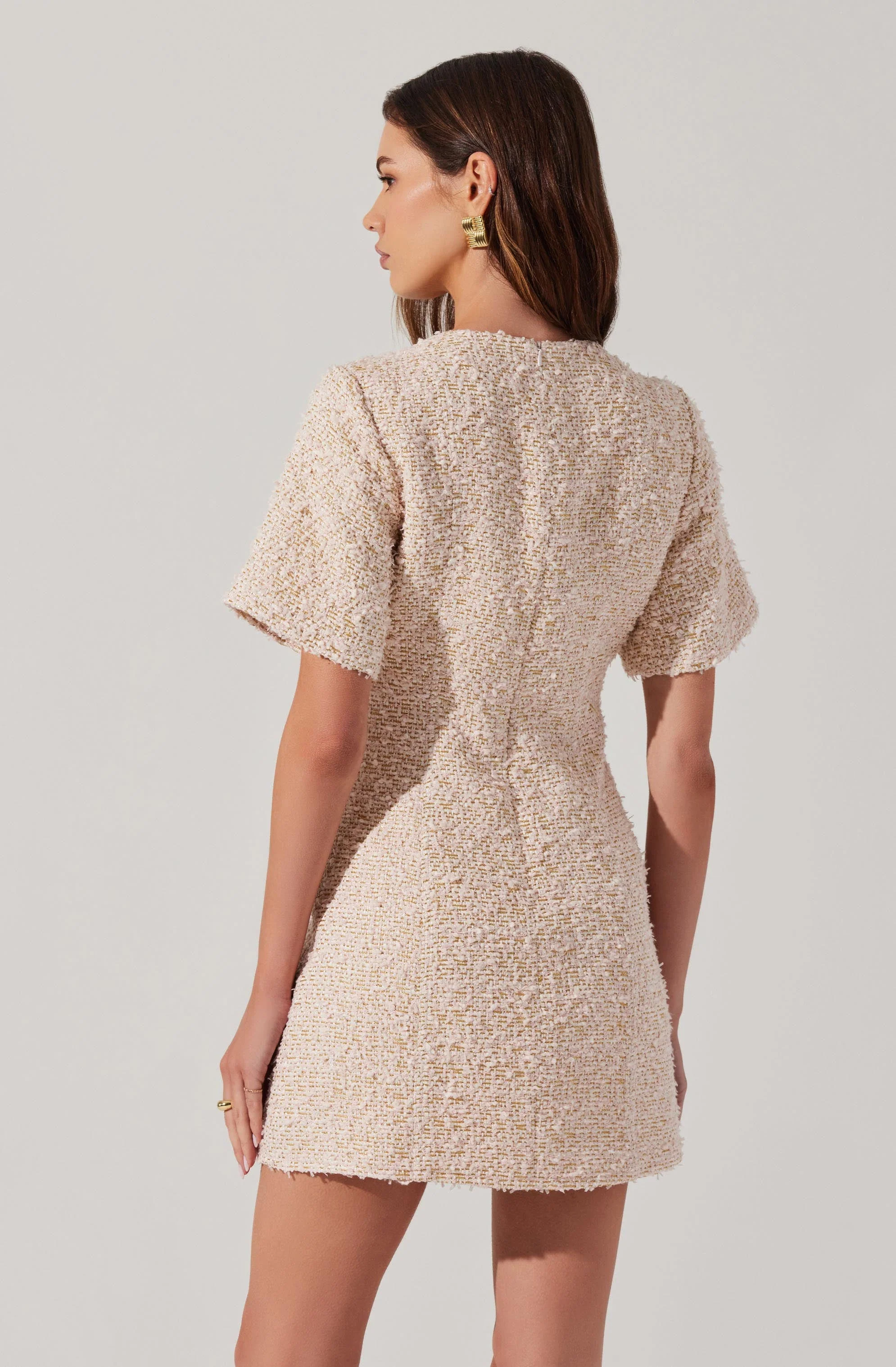 Portilla Tweed Mini Dress