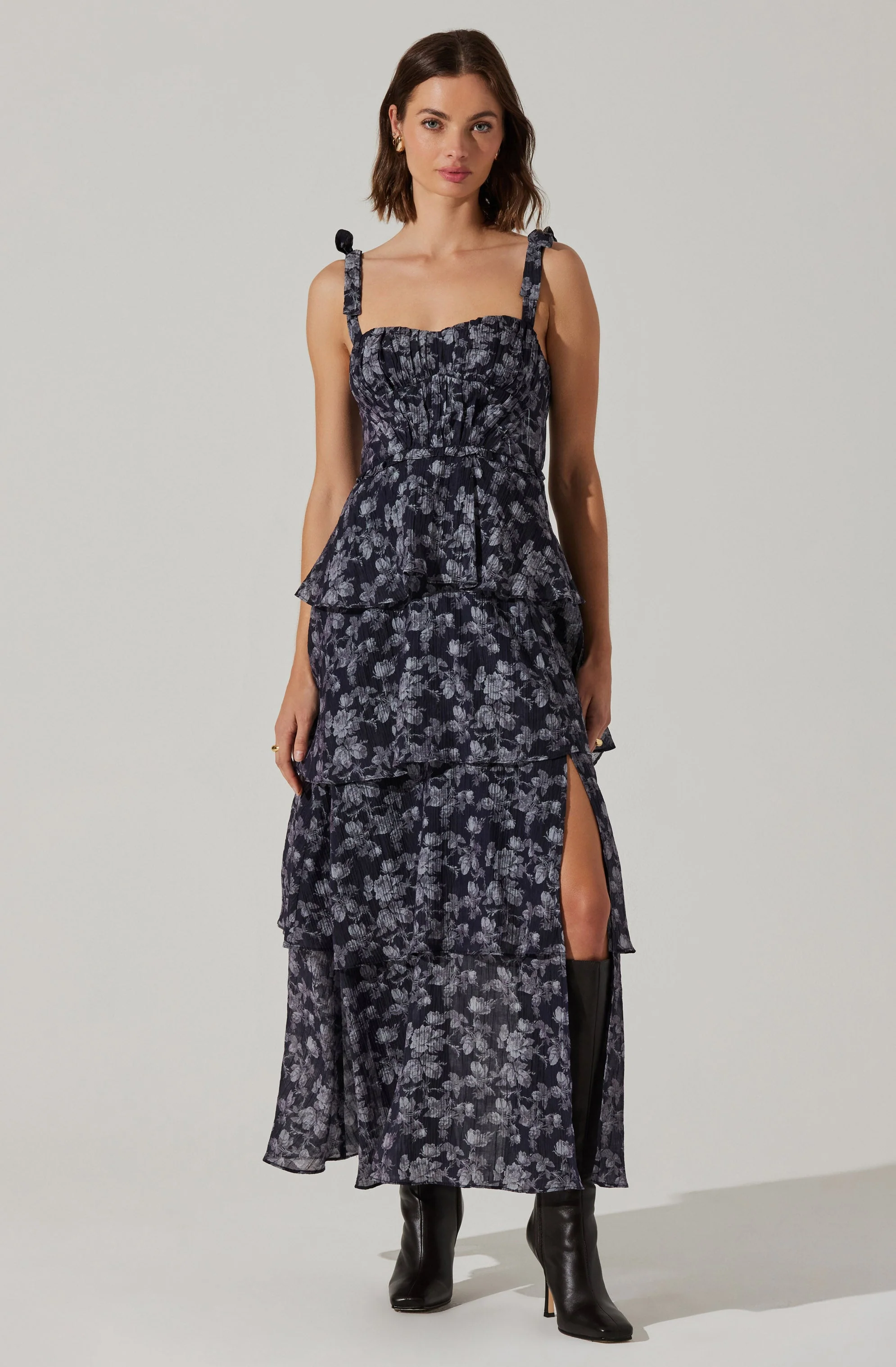 Mellorie Floral Tiered Maxi Dress